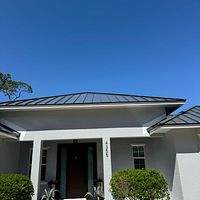 24ga 1.5" Mechanical Seam Charcoal Gray  by Total Roofing System The Metal Roof Experts