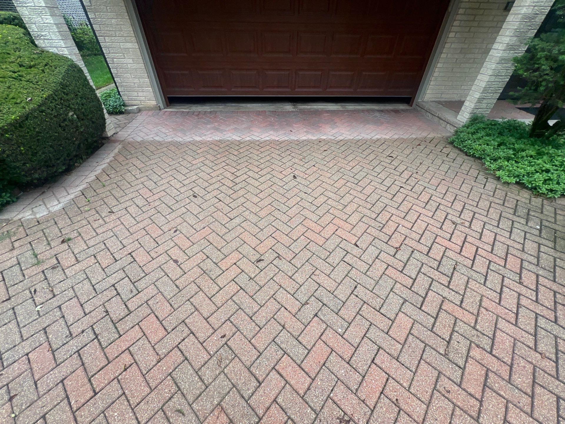 Brick paver clean, sand and seal.  using Surebond SB-1300 by Northern Power Washing LLC.