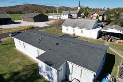 Residential Roofing Installation using GAF Timberline HDZ Biscayne Blue