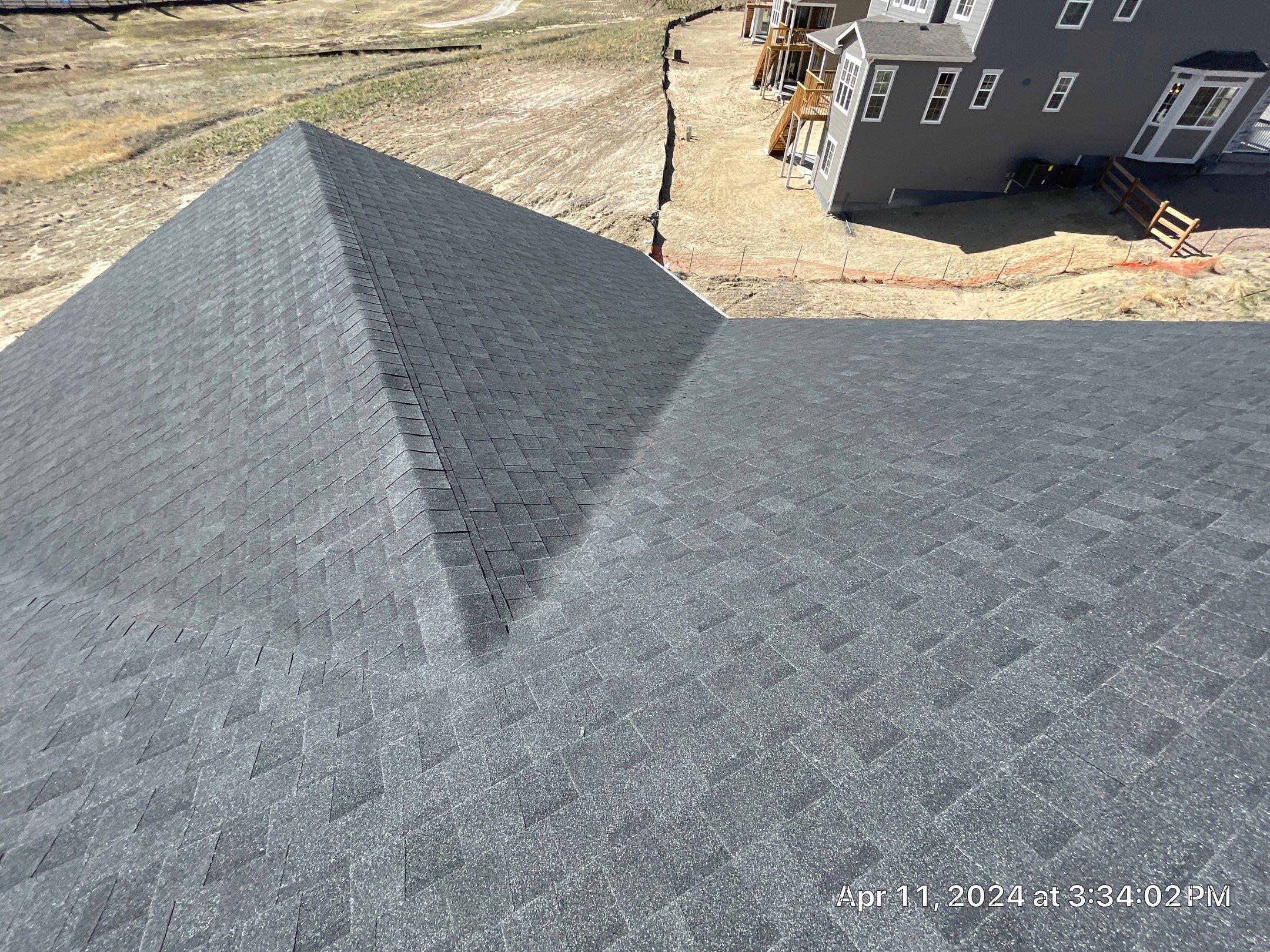 Residential Roofing Installation using Atlas Pinnacle Impact Black Shadow by Blue Peaks Roofing LLC 