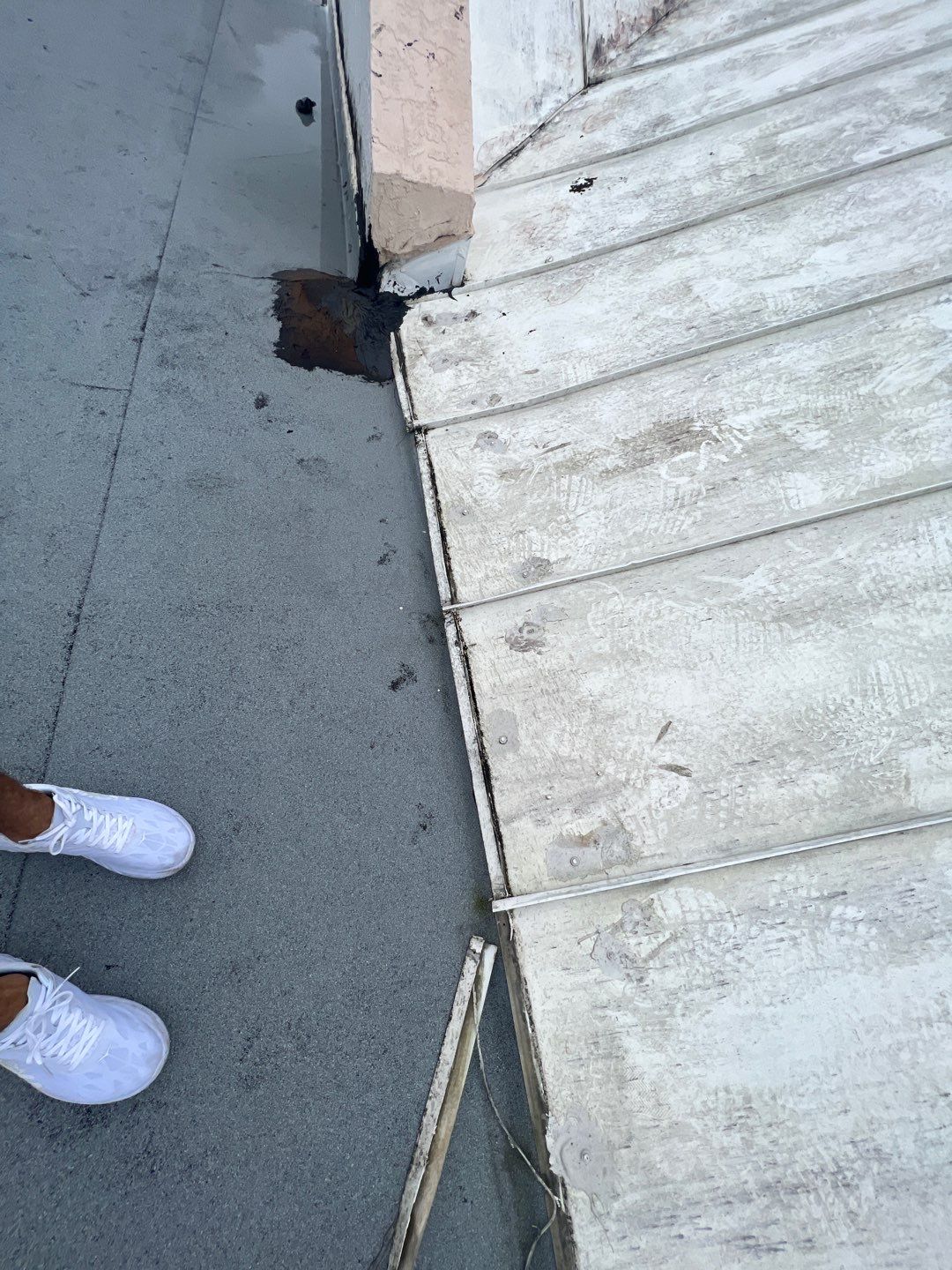 Commercial Roofing Repair using Roof Sealant by Four Peaks Roofing