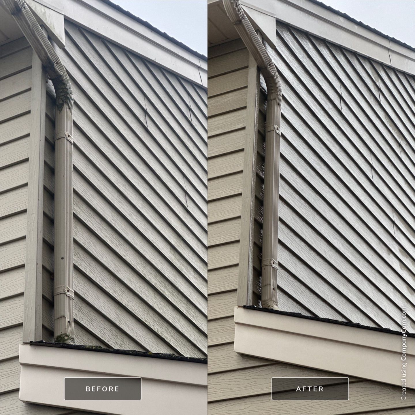 Project in Island Lake by Simmons Power & Soft Washing