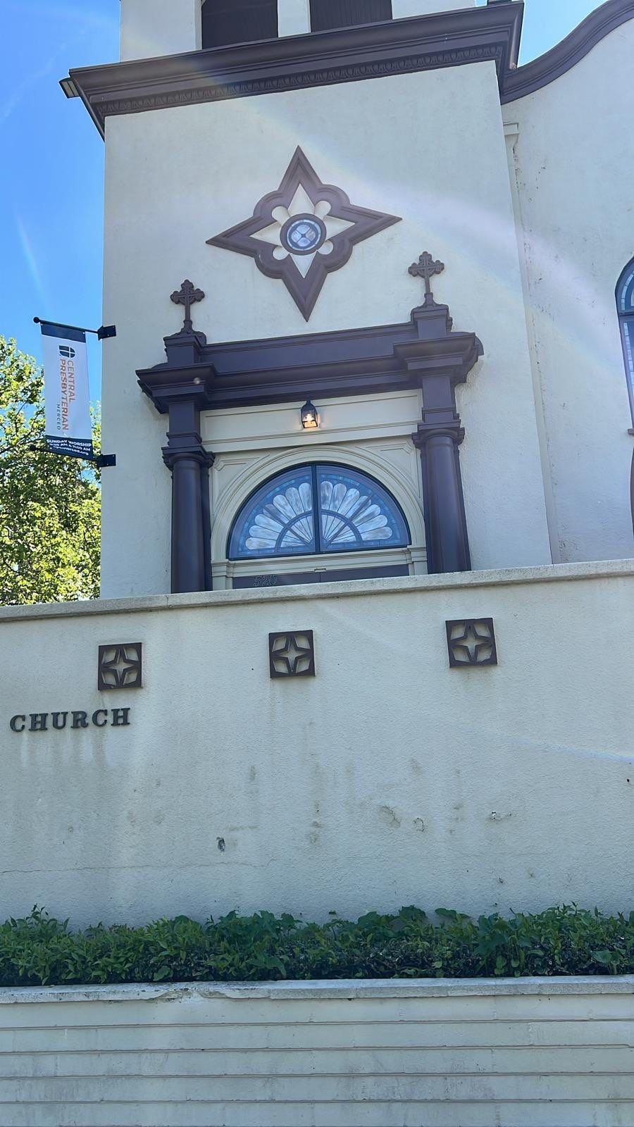  Presbyterian Church repairs to entrance architecture by Straight Edge Roofing Inc