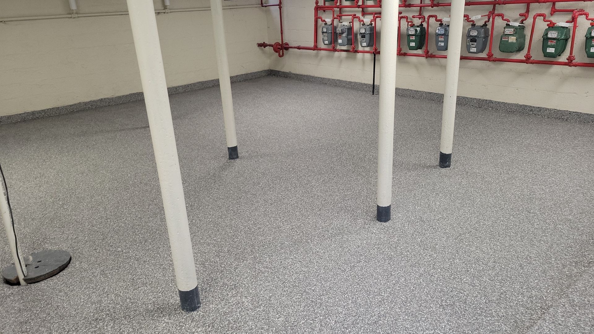 Laundry Room Floor Coating using Penntek- Silver Creek by Spectrum Painting, LLC