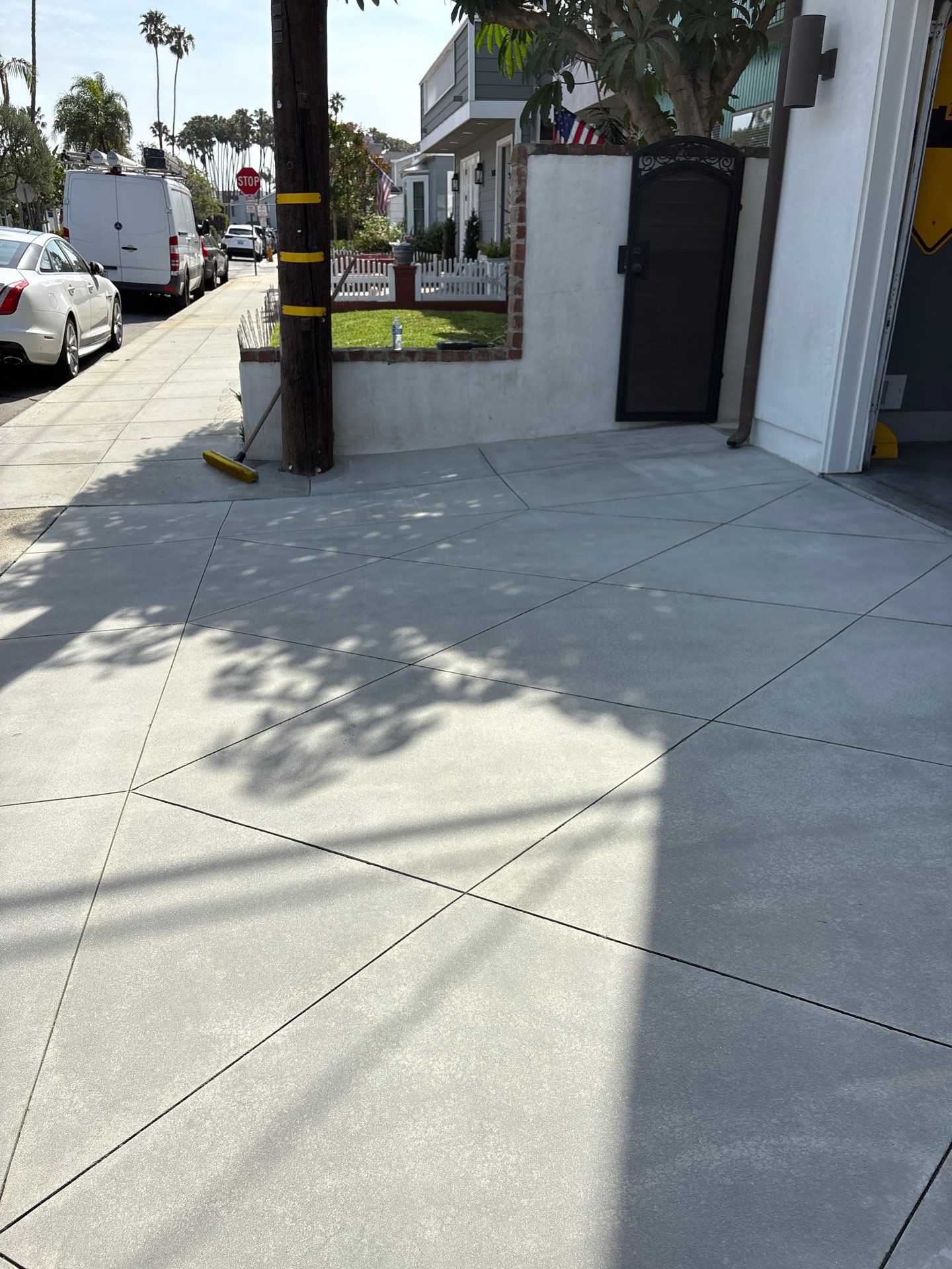 Sandblasting & Sealing Concrete Driveway In Long Beach, CA by La Power Washing Inc