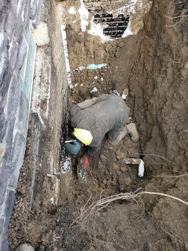 Egress Window Installation using Rockwell Egress Fiberglass Egress Window Well by Toledo Basement Repair 