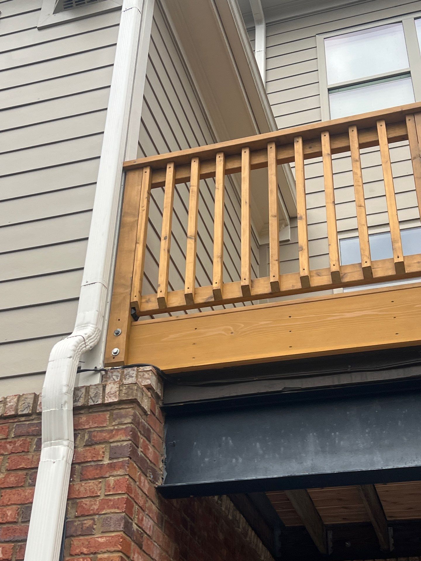 Alpharetta Deck Resurface and Stain using Cedar Decking and Sherwin Williams by Nelson Exteriors