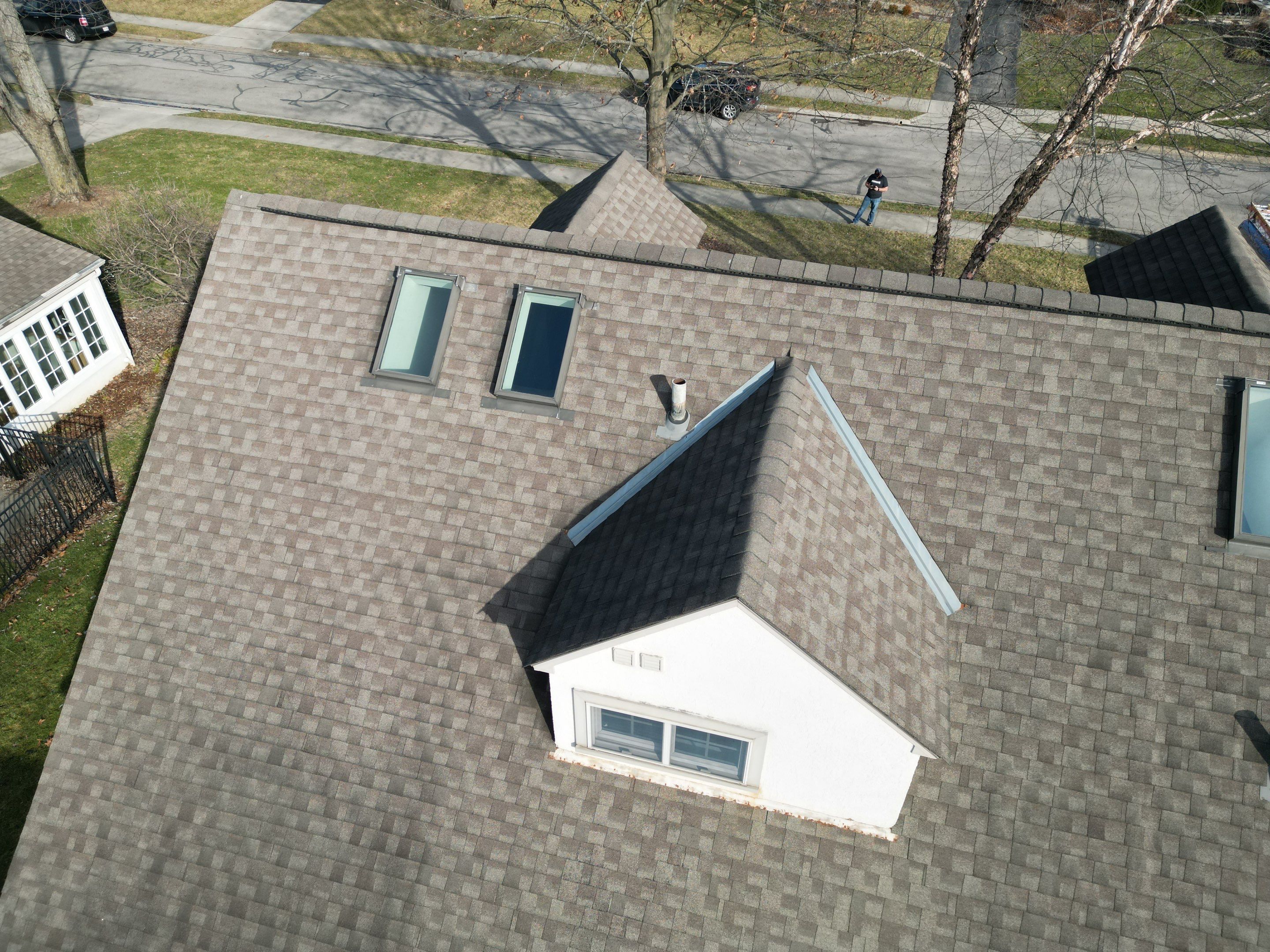 Residential Roofing Installation using Timberline HDZ Shingles - Weathered Wood by RoofX 