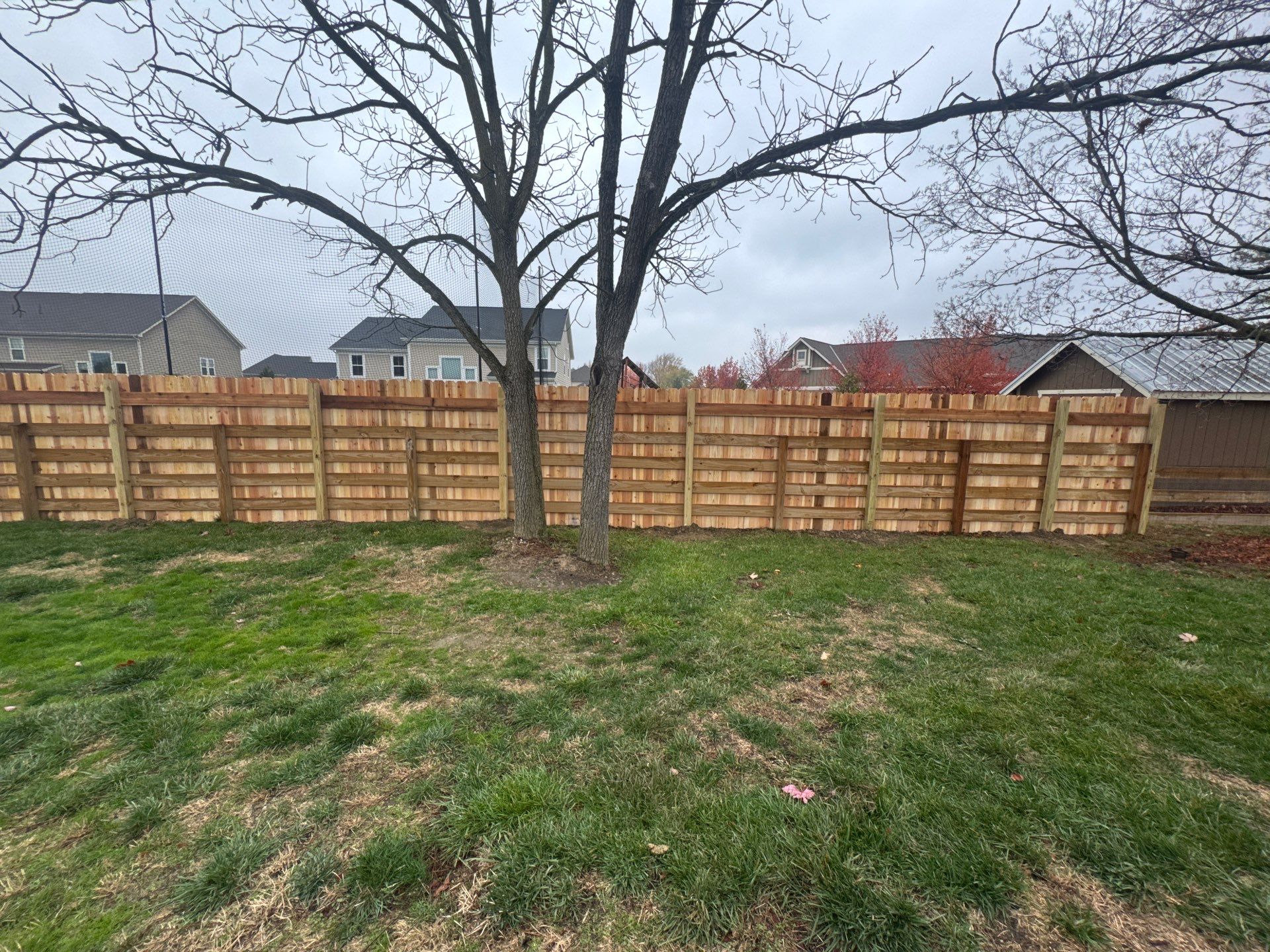 Convert Corral Fence into Privacy Fence by Farmer Home Solutions