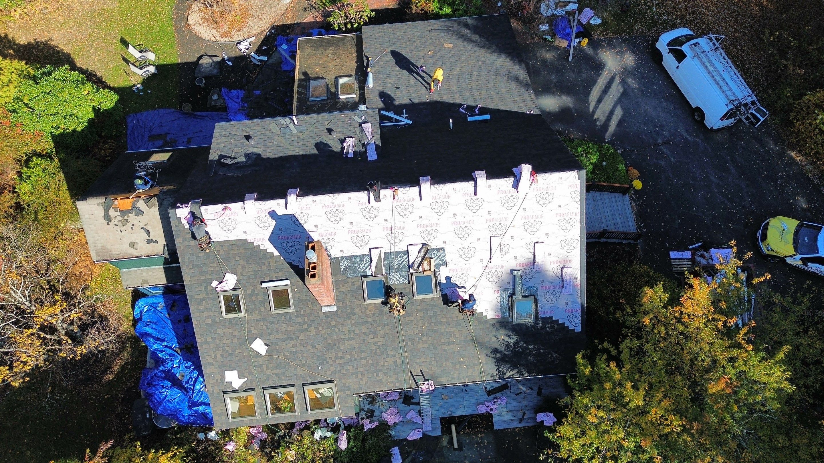 Roof and Gutter Replacement with Platinum Warranty – Carlisle, MA by Mighty Dog Roofing of Greater Middlesex County