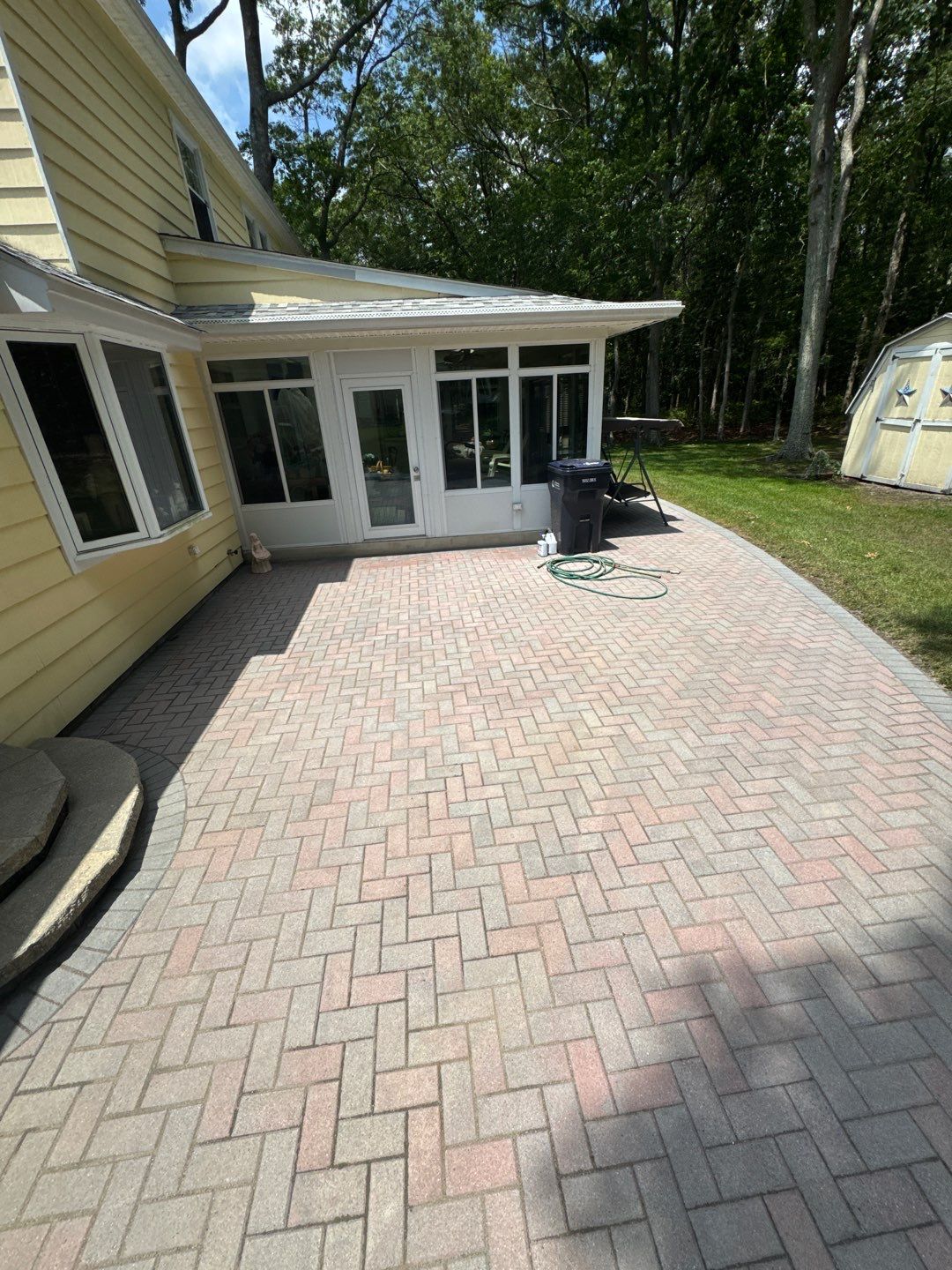 Paver Cleaning $ Re-sanded by SJ Exterior
