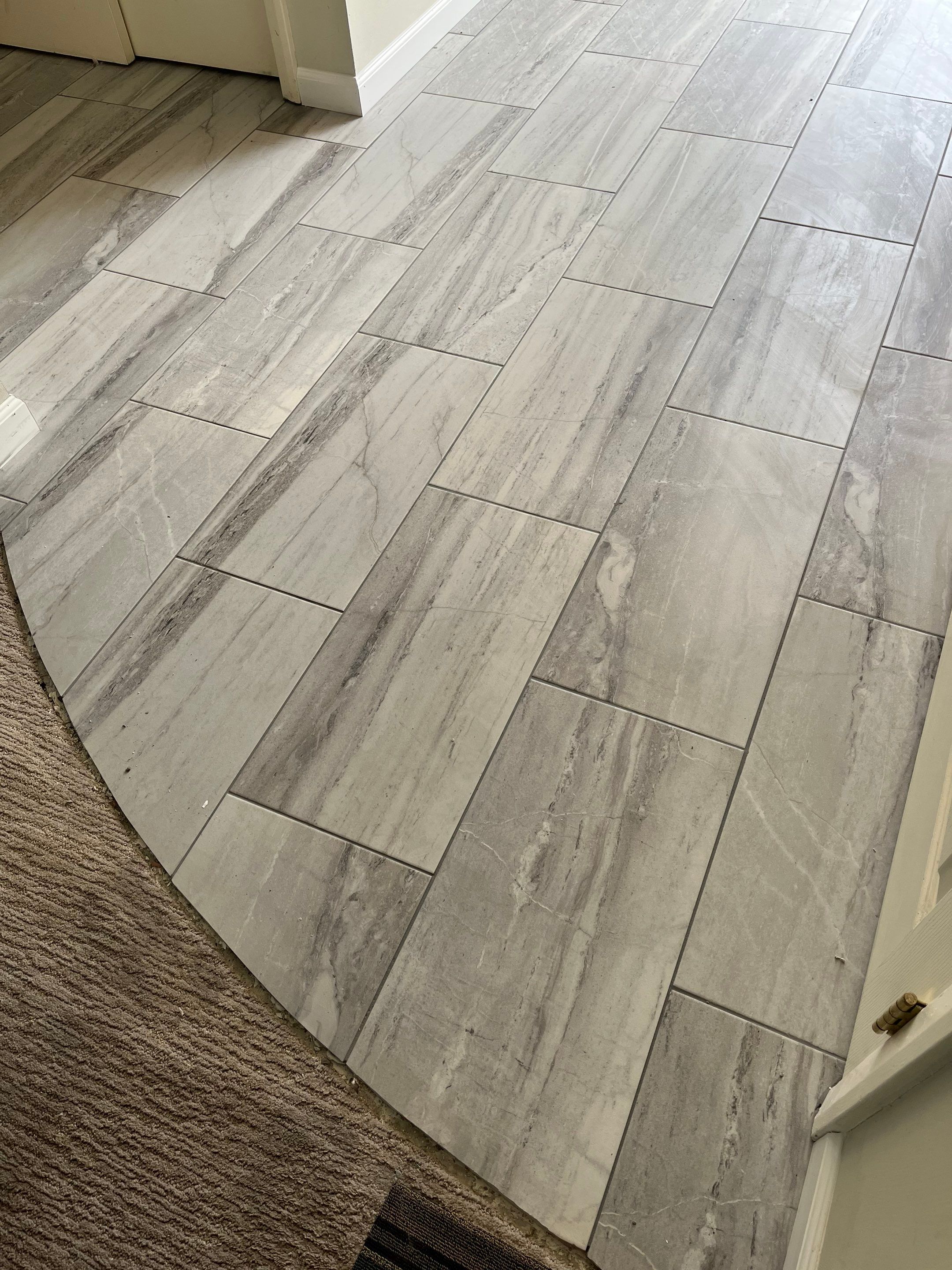 Family Room Remodel using Tile by Home Concepts Construction