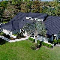 24ga 1.5" Mechanical Seam Dark Bronze  by Total Roofing System The Metal Roof Experts