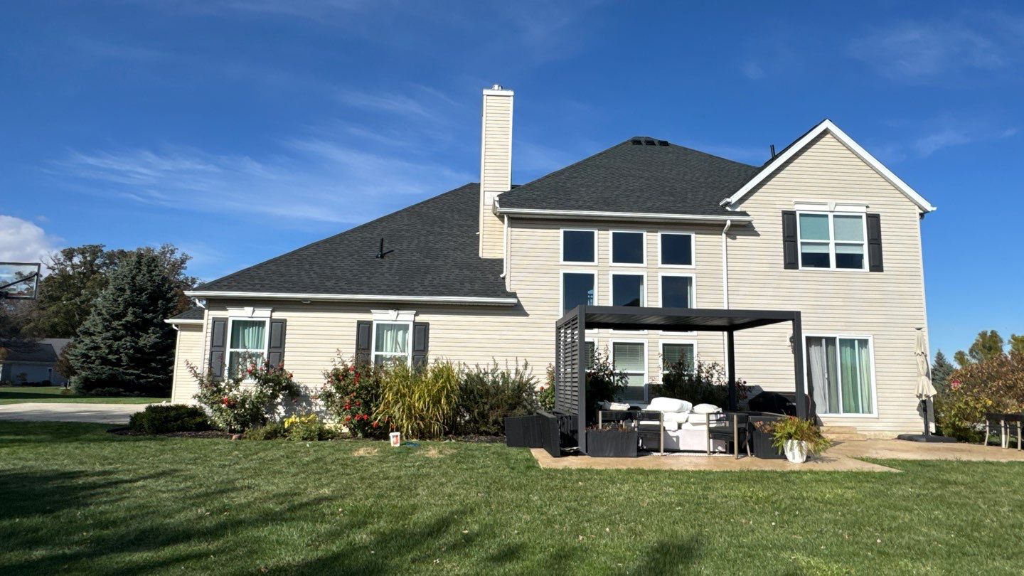 Residential Roofing Installation using GAF Timberline HDZ Charcoal by Nitro Roofing and Construction