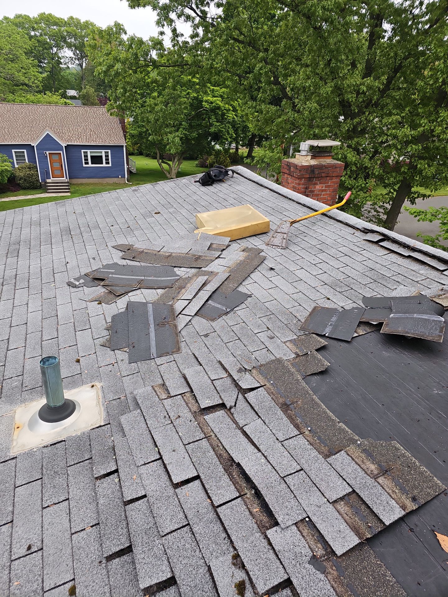 Residential Roofing Installation using Tamko Titan XT - Virginia Slate by A Plus Exterior