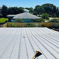 24ga 1" Nail-Strip Mill Finish by Total Roofing System The Metal Roof Experts
