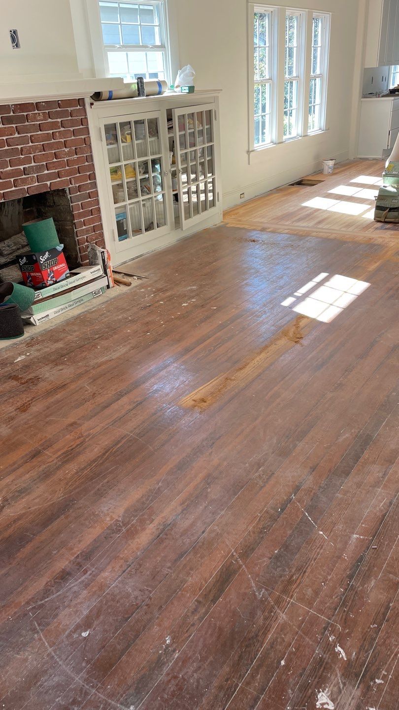 97 Year Old Heart Pine by Footprints Floors of East Atlanta