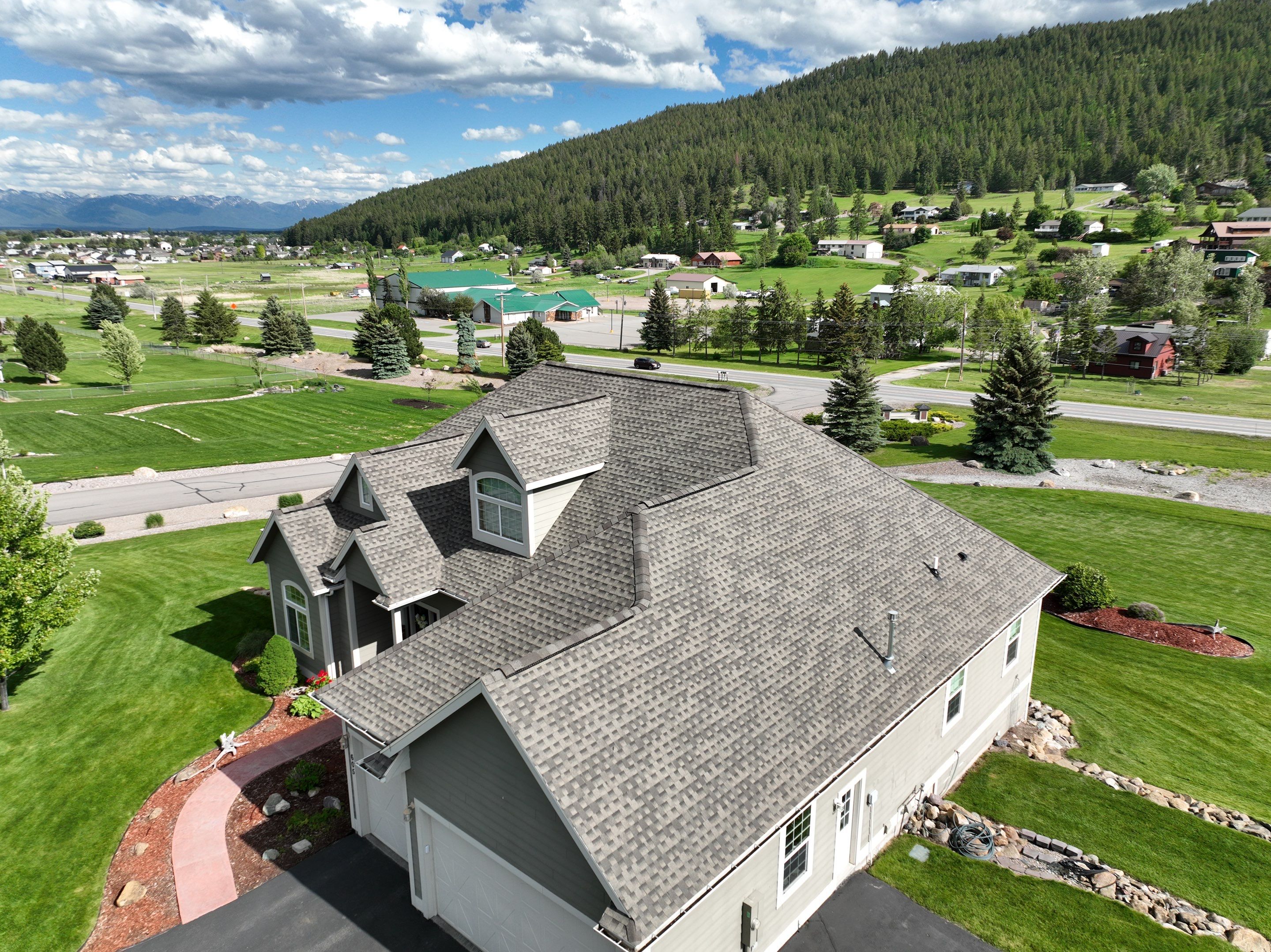 GAF Timberline HDZ - Weathered Wood by Montana Roofing Solutions