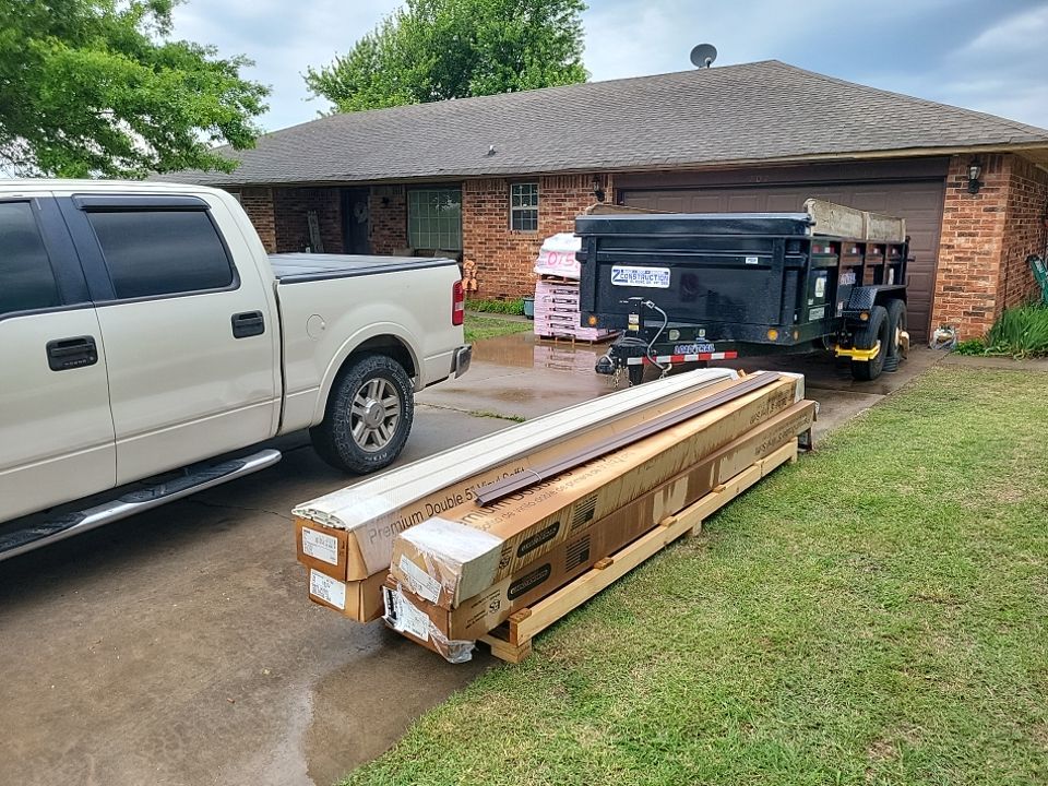 Roof Siding Replacement in Minco, OK by Z Construction & Roofing, LLC