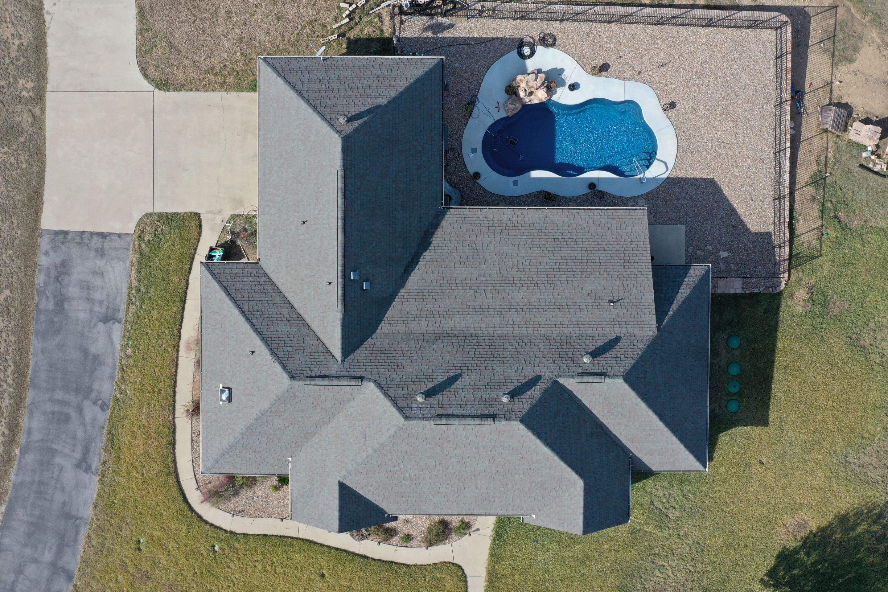 Residential Roof Replacement using Owens Corning - Duration - Colonial Slate by Action Exteriors Austin