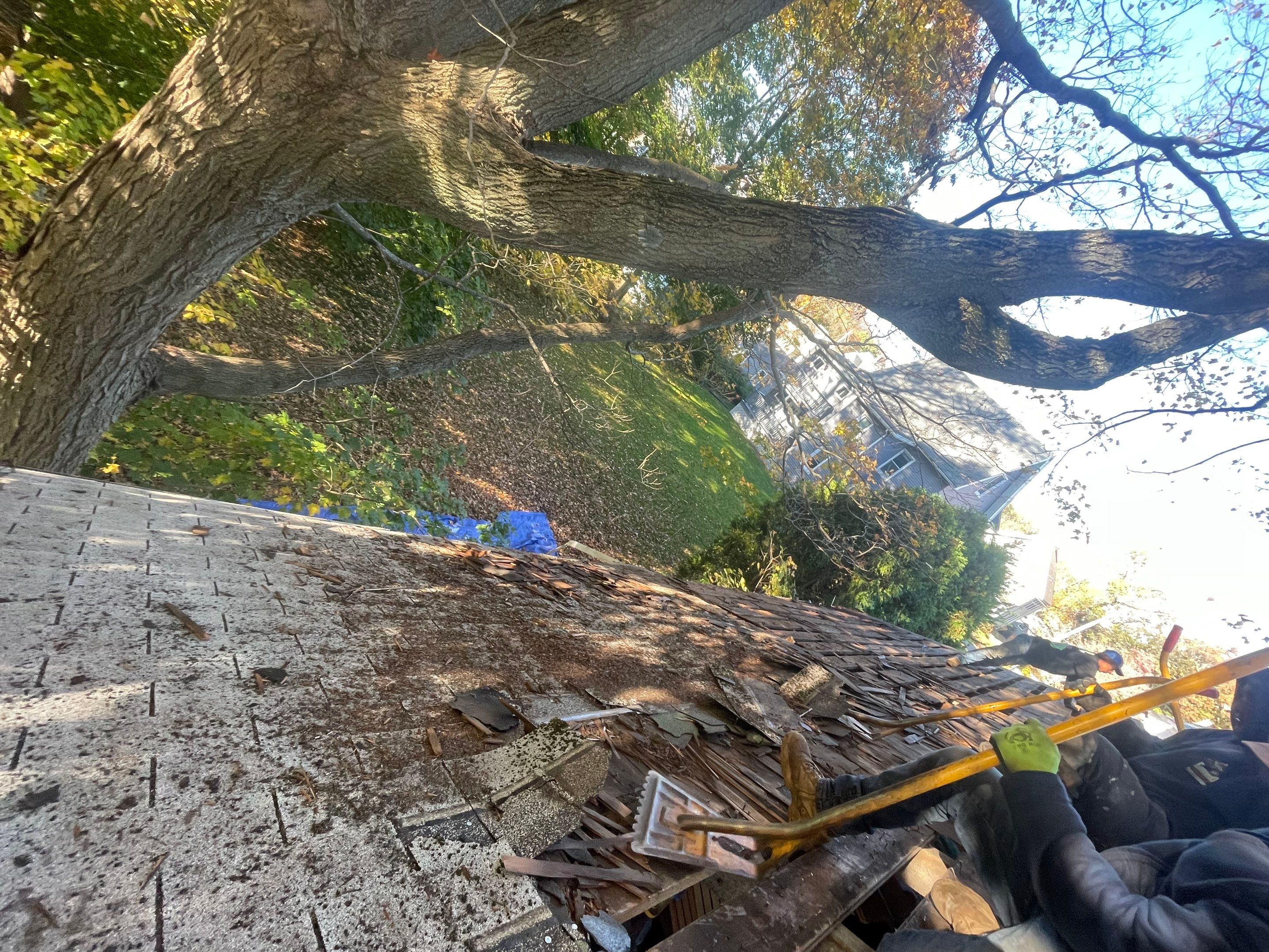 Residential Roofing Installation using Owens Corning TruDefinition Sierra Gray by A Plus Exterior