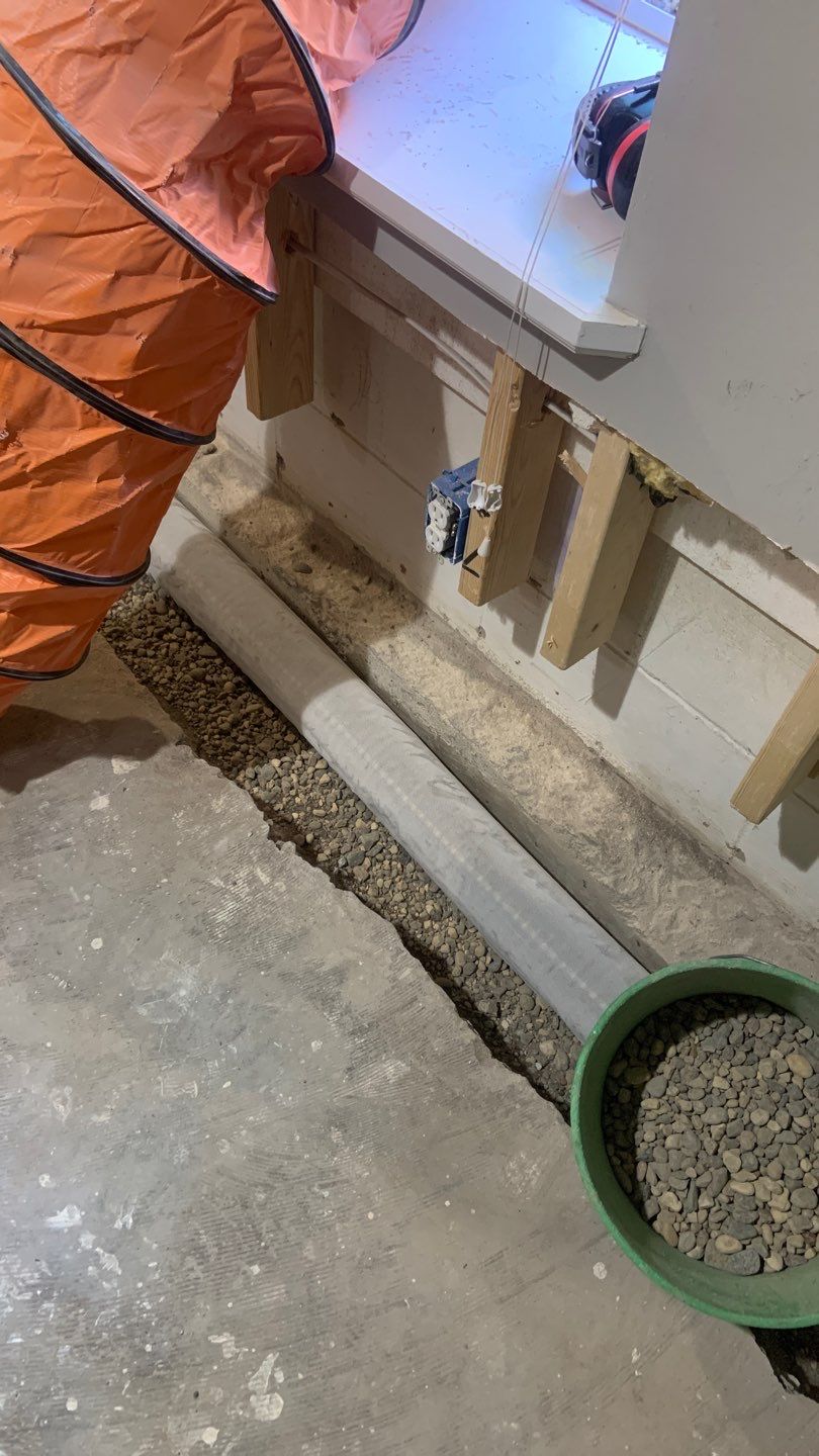 Anoka Drain Tile by Waterproofing Northeast