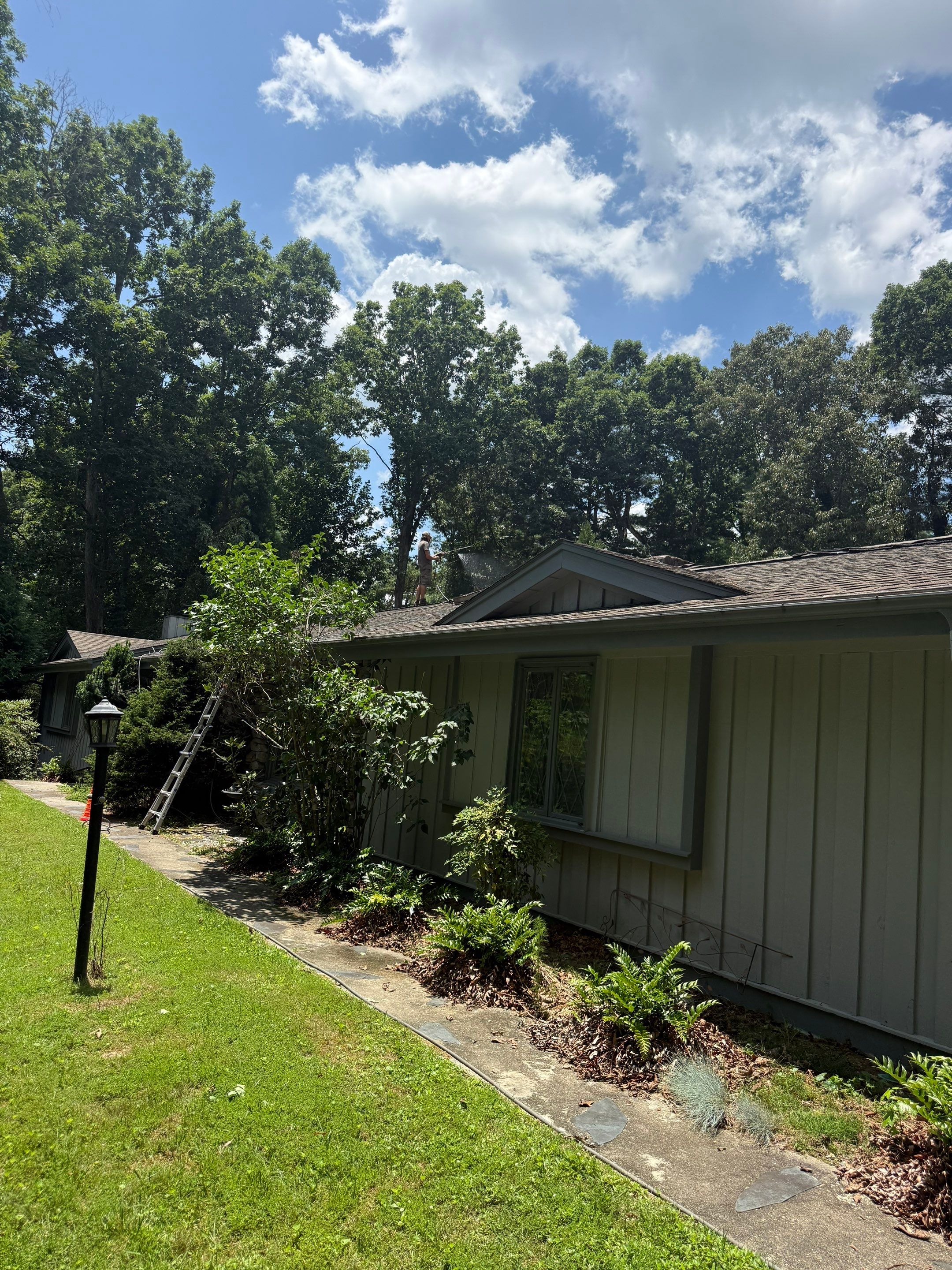 Residential Roof Rejuvenation and Exterior Surface Cleaning in Hendersonville by Bright Home Connections