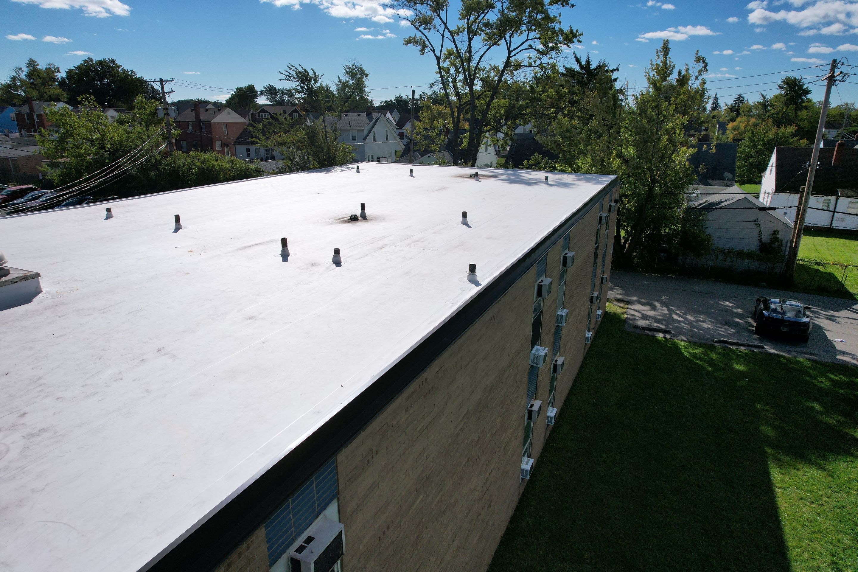 TPO Layover and Coping Metal Replacement for Maple Heights Nursing Home by Atlas Roofing & Restoration