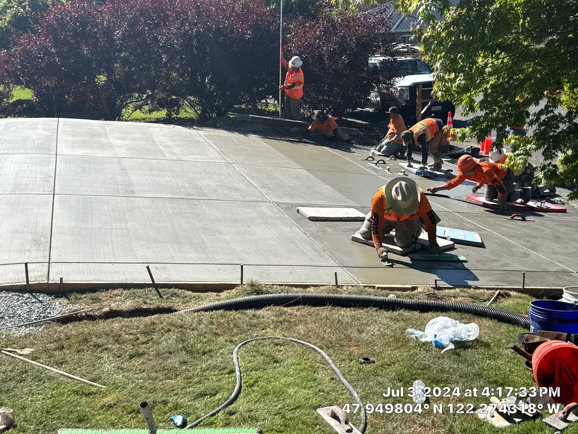 Jacob | Concrete Driveway  by Jireh Asphalt & Concrete Inc 