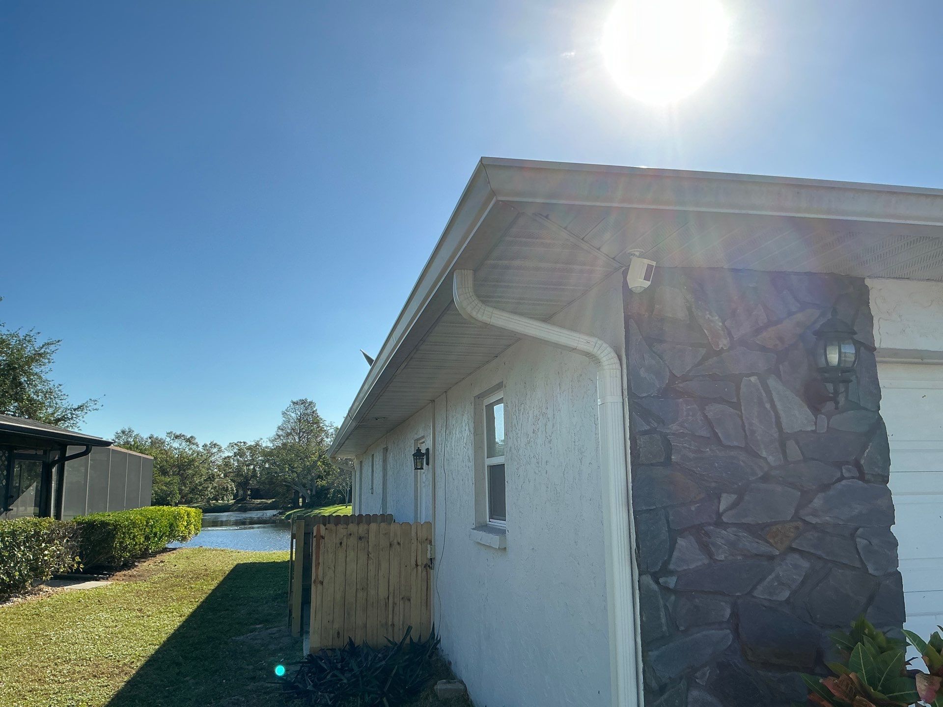 Downspout Installation in Sarasota FL by Gutter Professors