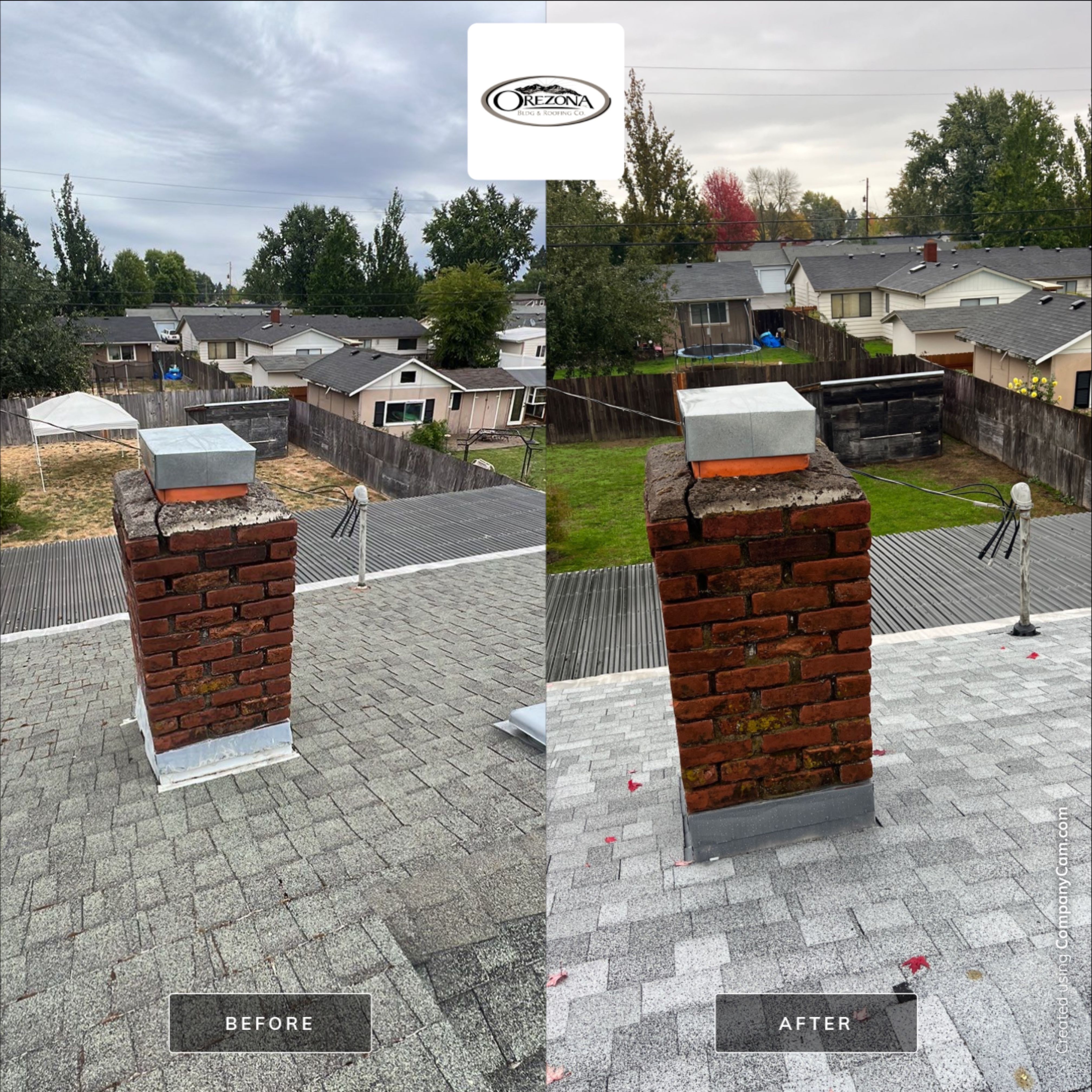 Residential Roofing Installation using IKO Dynasty (Color: Frostone Grey) by Orezona Building & Roofing Company, Inc.