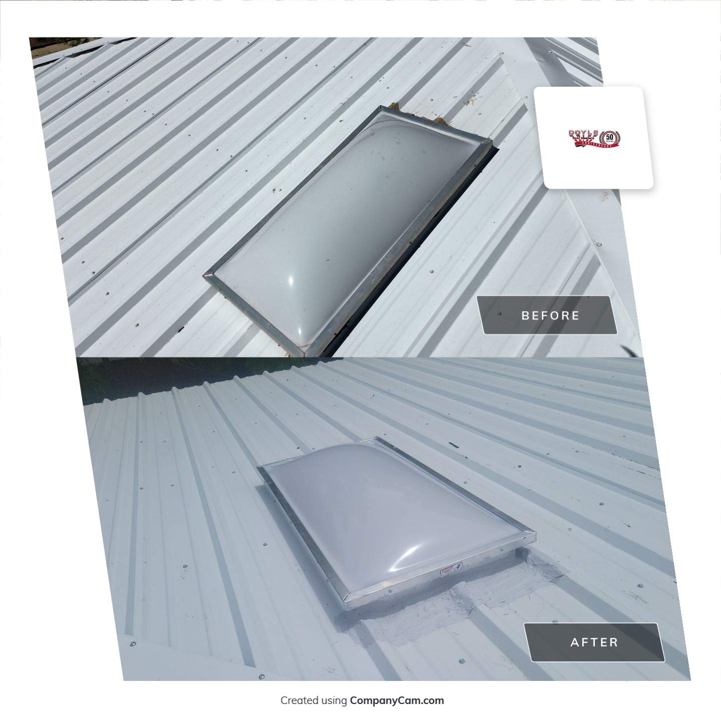Residential Metal Roof Repair and Skylight Installation in Albuquerque by Doyle Roof Masters Inc