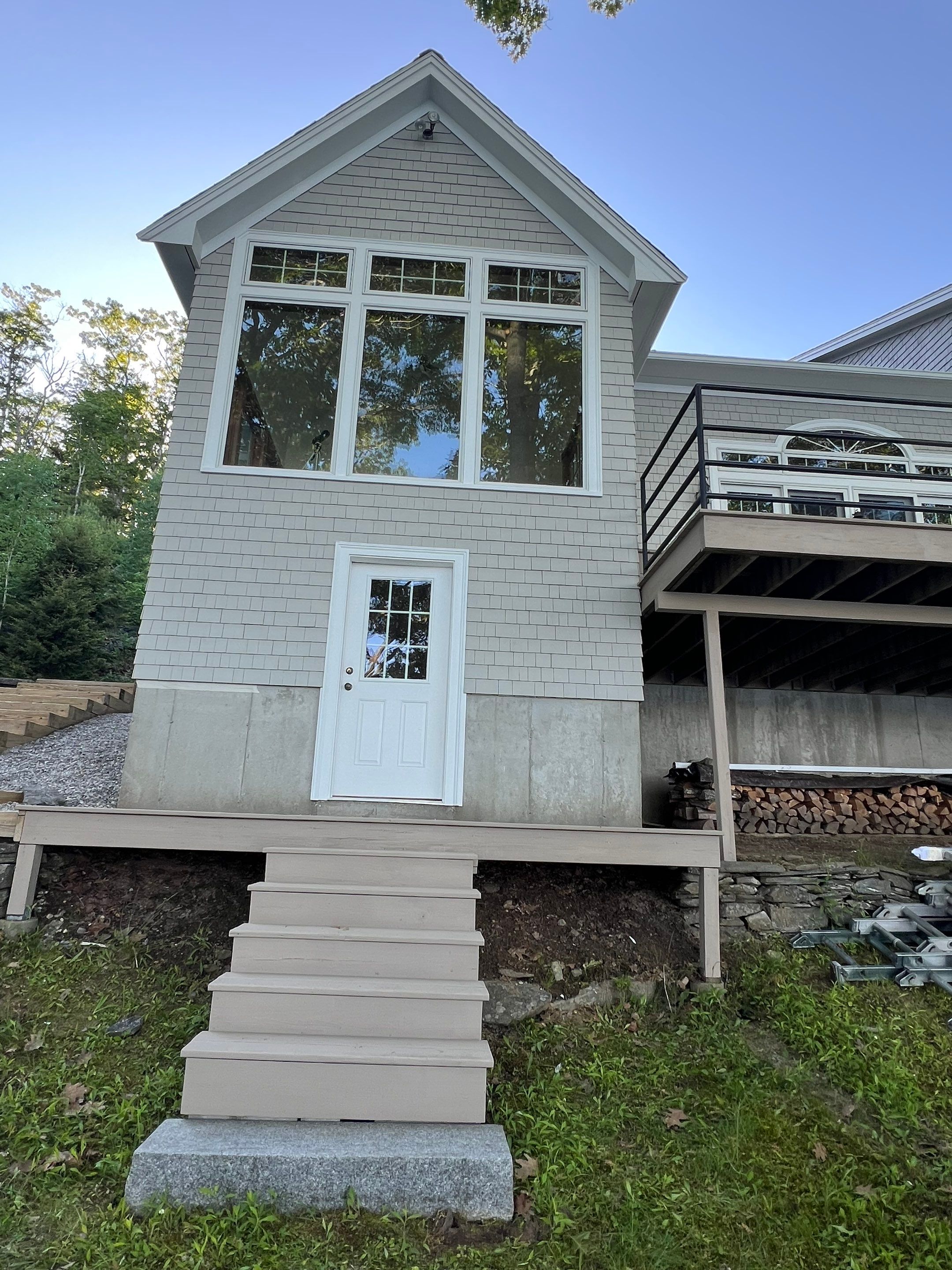 Exterior Painting and Siding Restoration for Boothbay Coastal Home by Picture Perfect Pro Painting