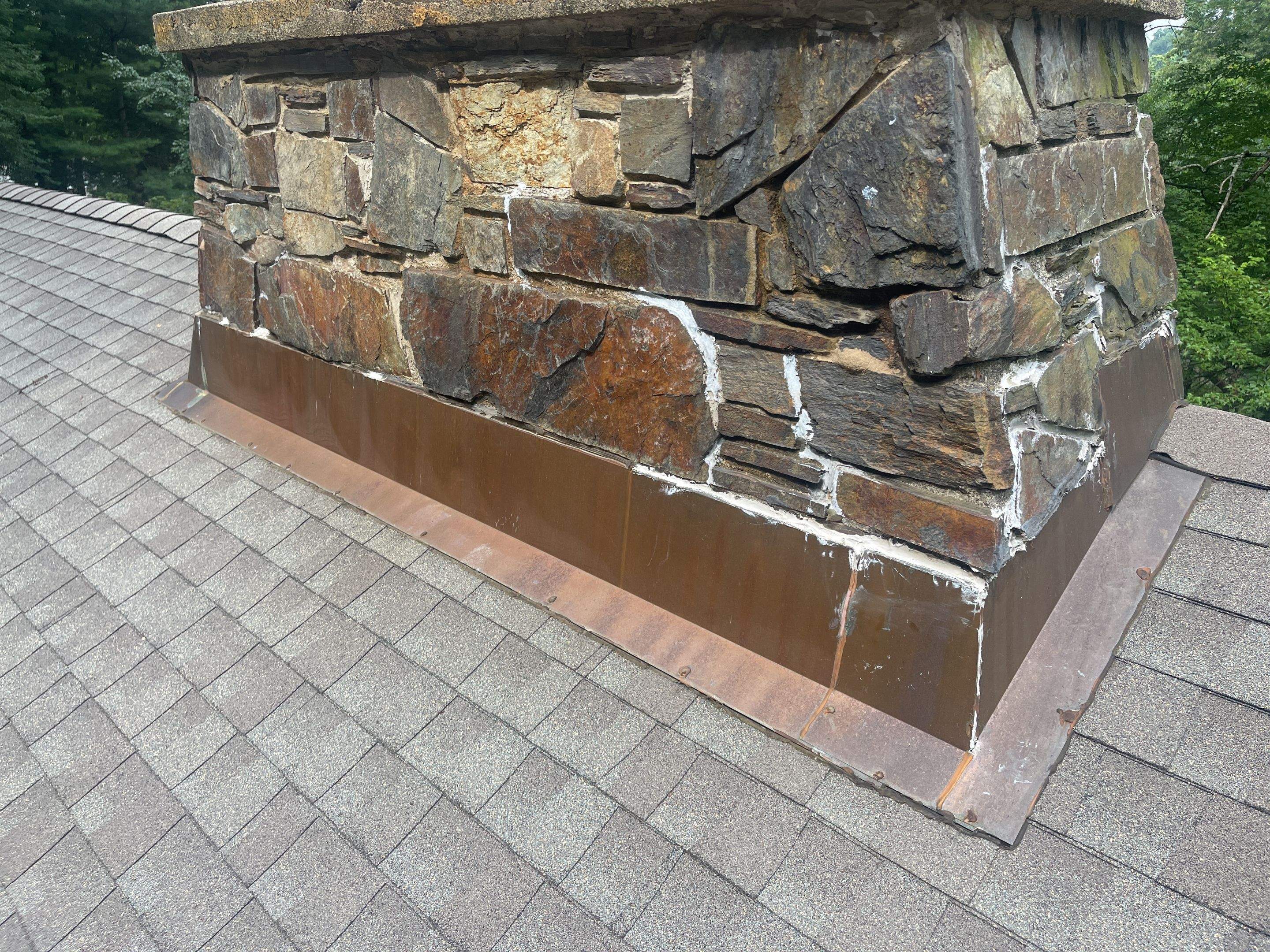Gutter Installation using 5k Brown Gutters by A Plus Exterior