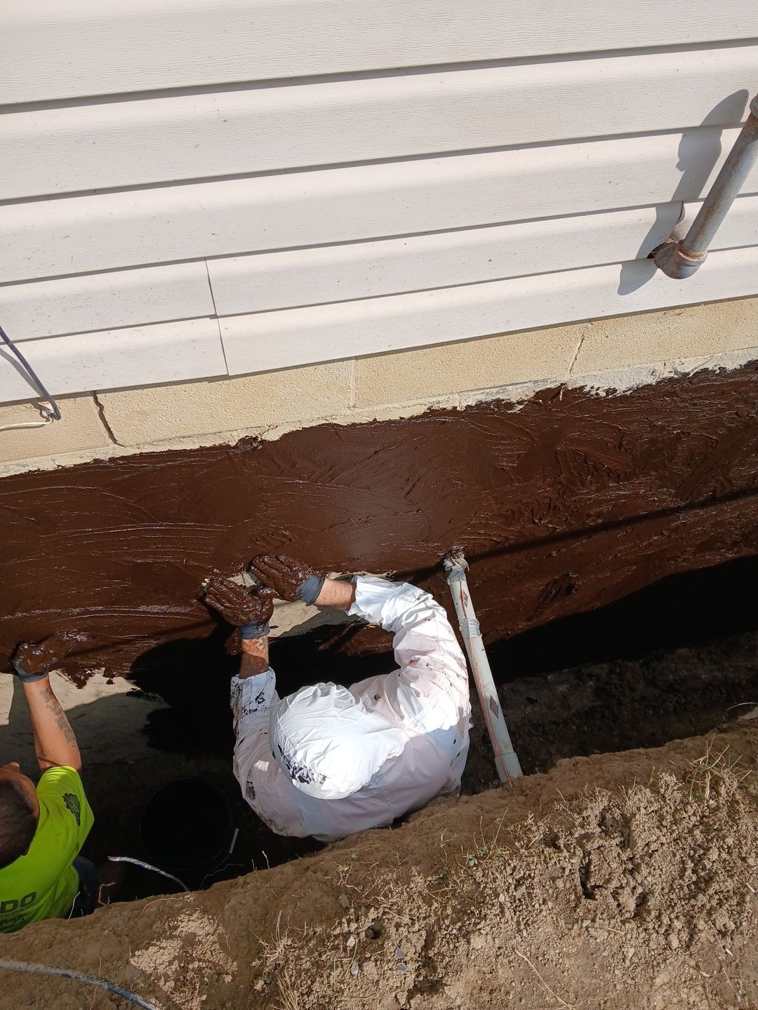 Exterior Waterproofing & Embedded Fiber Reinforcements by Toledo Basement Repair