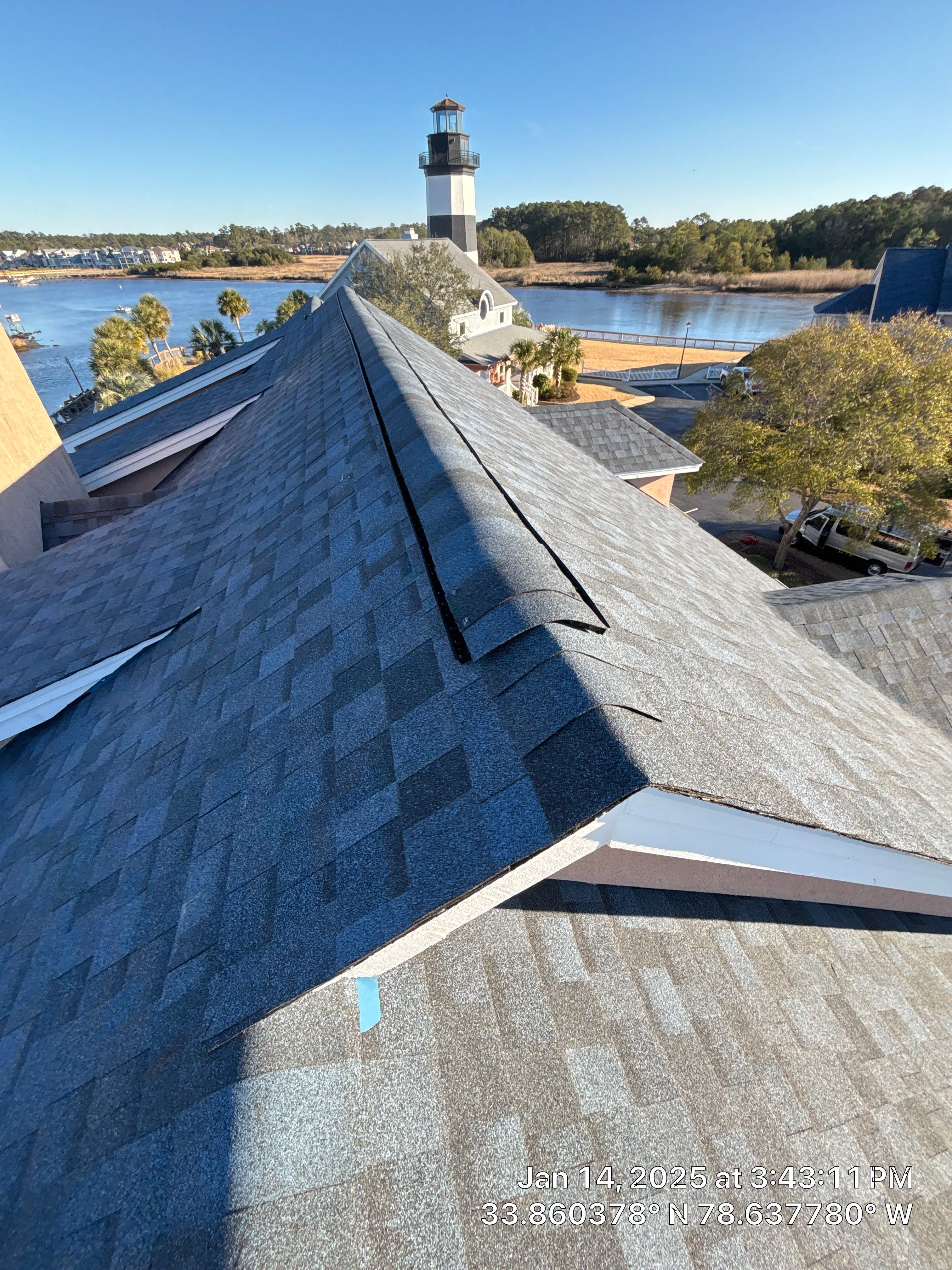 IKO Dynasty - Atlantic Blue by Linta Roofing