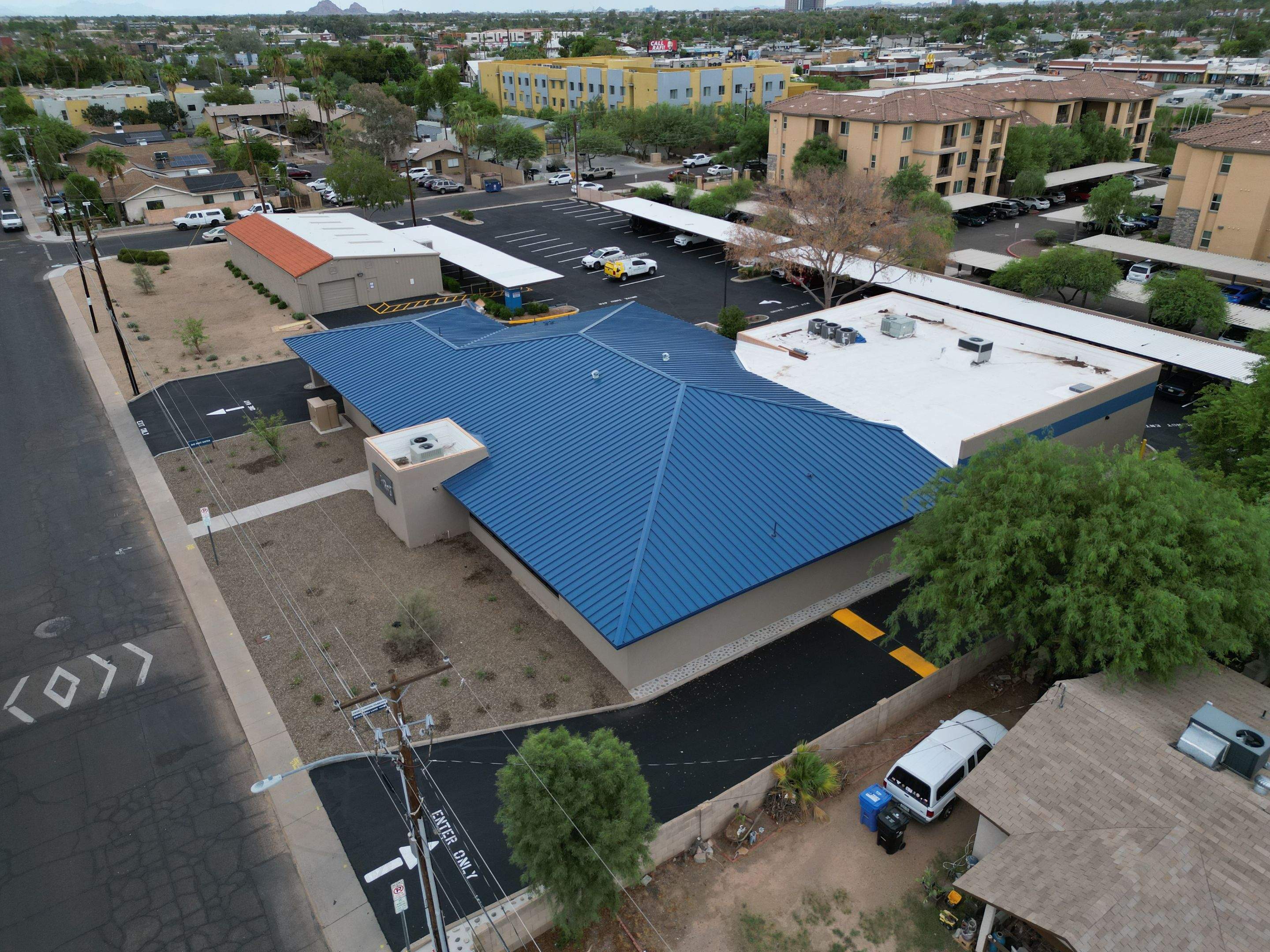 Regal Blue Standing Seam by Reimagine Roofing