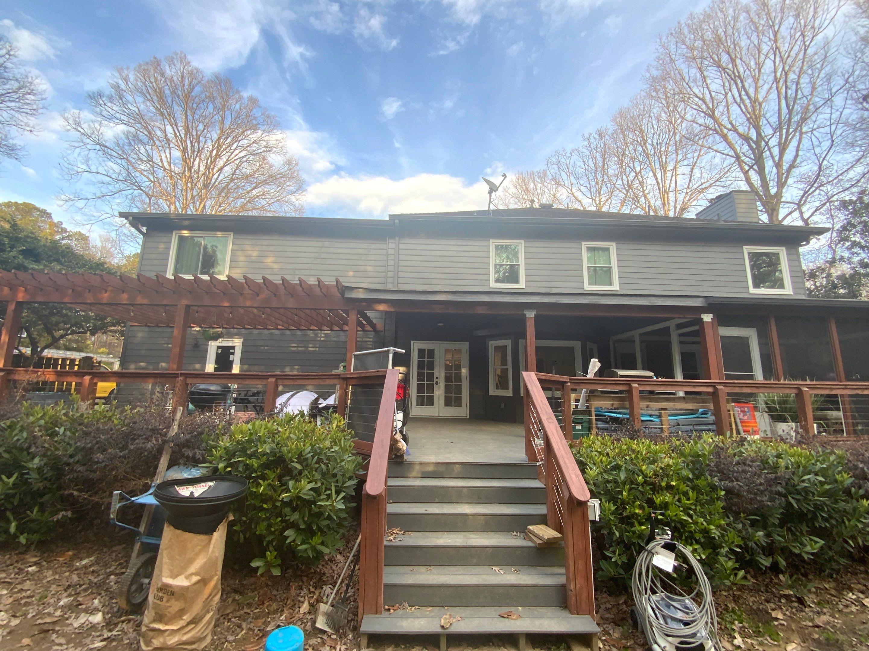 Full Exterior Painting and Color Transformation in Roswell, Georgia by Swift Home Renovations