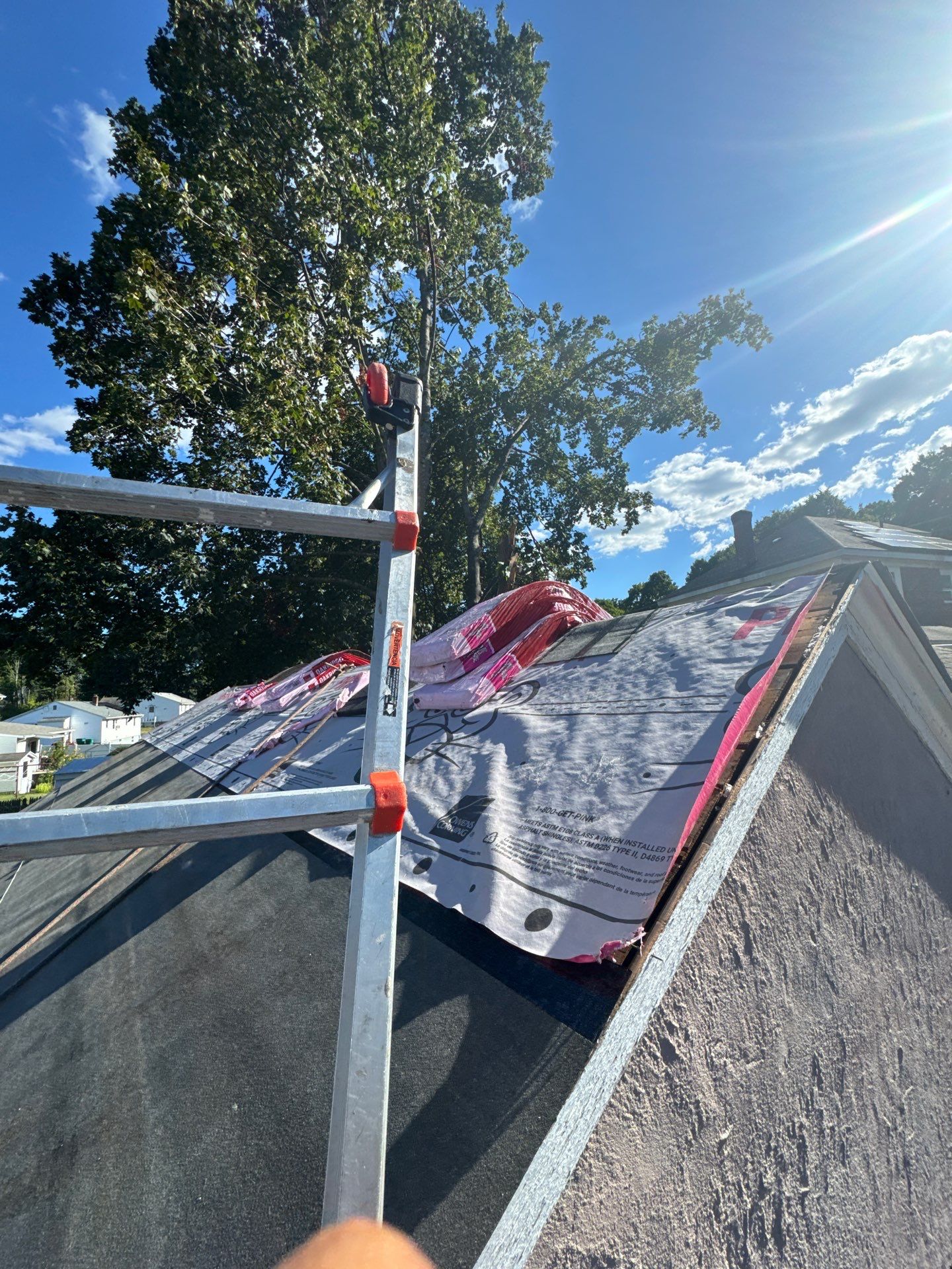 Garage Roof Replacement & Trim Repair by Mighty Dog Roofing of Greater Middlesex County
