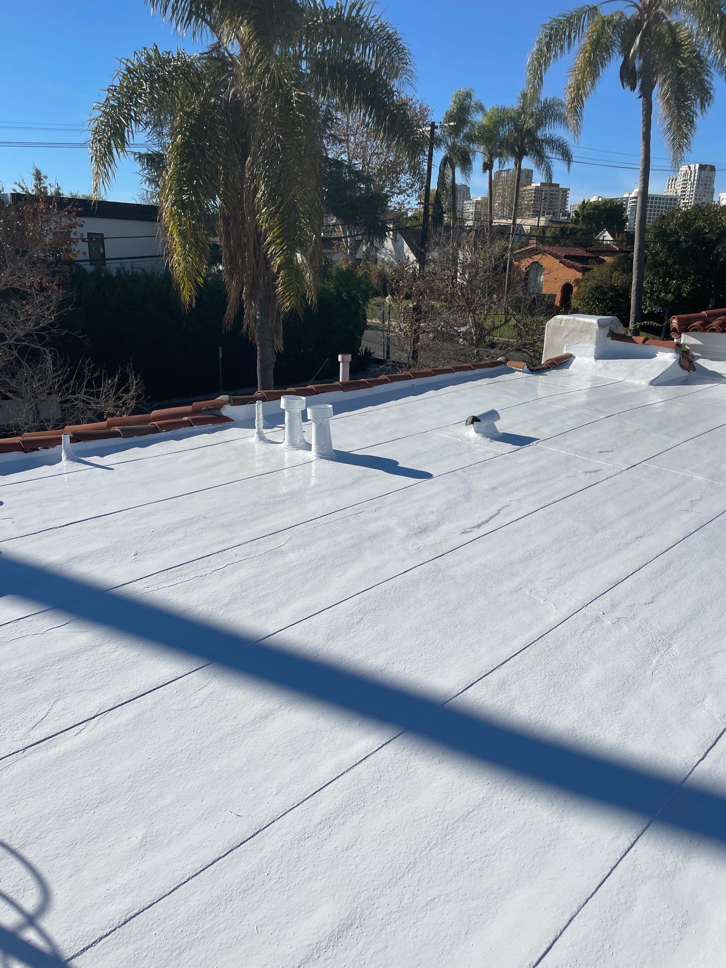 Residential Silicone Coating Project  by Hull Brothers Roofing