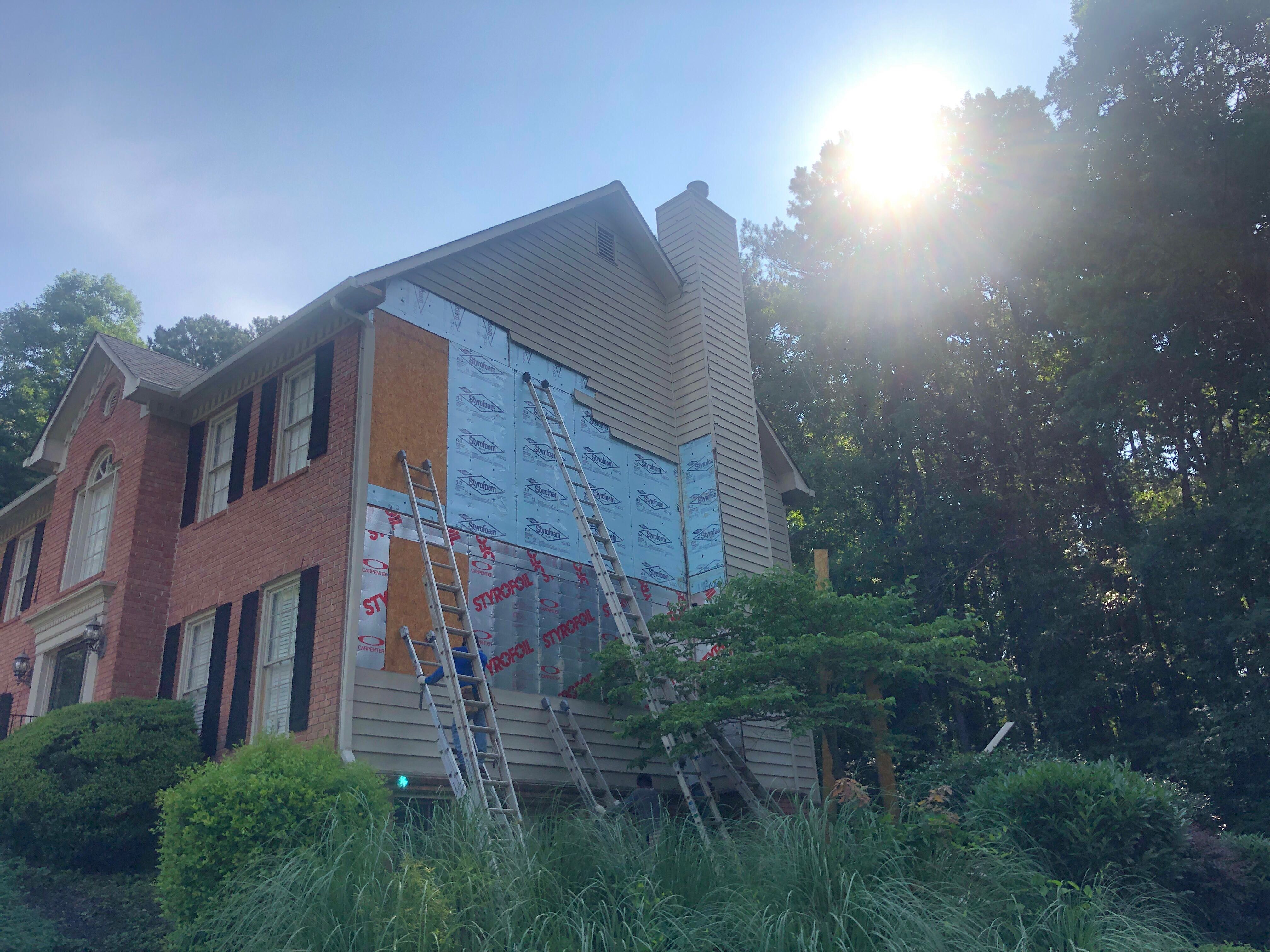 Exterior Siding Replacement and Full Painting Project in Smyrna by Swift Home Renovations