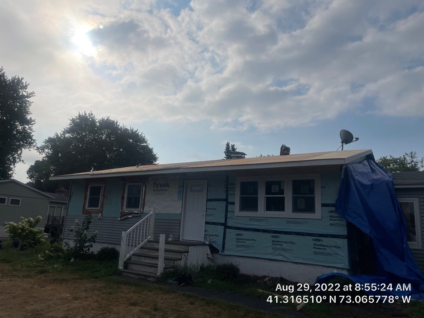 Fire Damage using Certainteed Mainsteet D4 and Owens corning quarry gray by A Plus Exterior