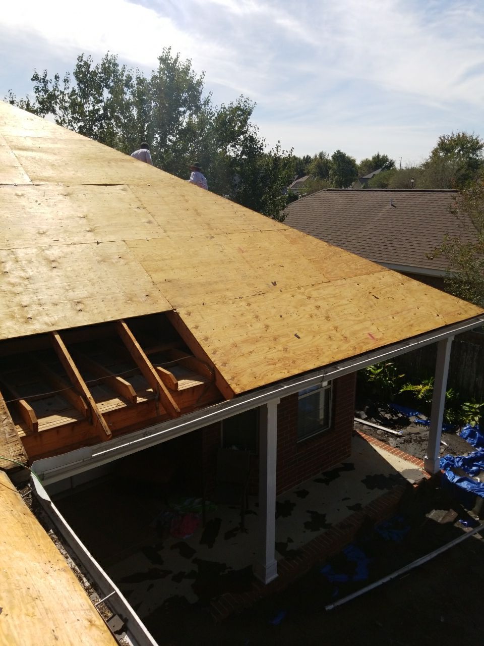 Residential Roofing Installation using Roof Replacement by American Roofing & Construction LLC