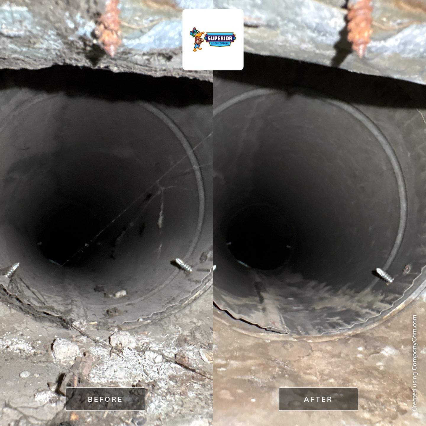 Air Duct Cleaning With a Vacuum Truck in Austintown, OH by Superior Air Duct Cleaning