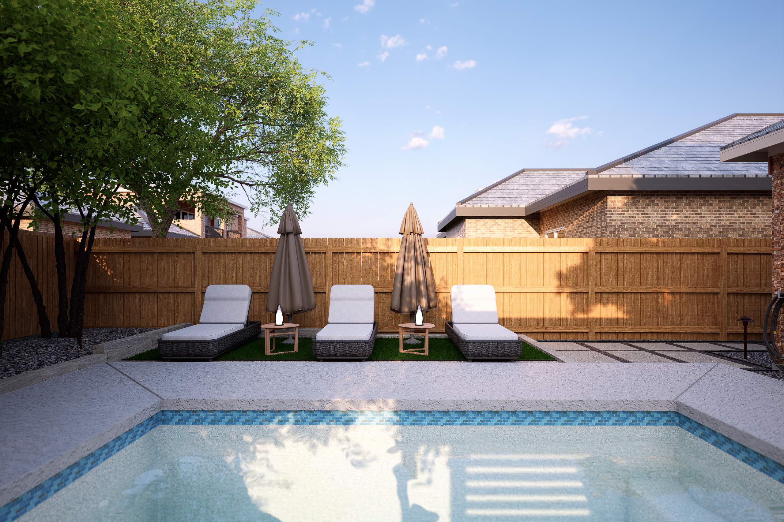 3D Design Render, San Antonio TX by Hole In One Lawns, LLC