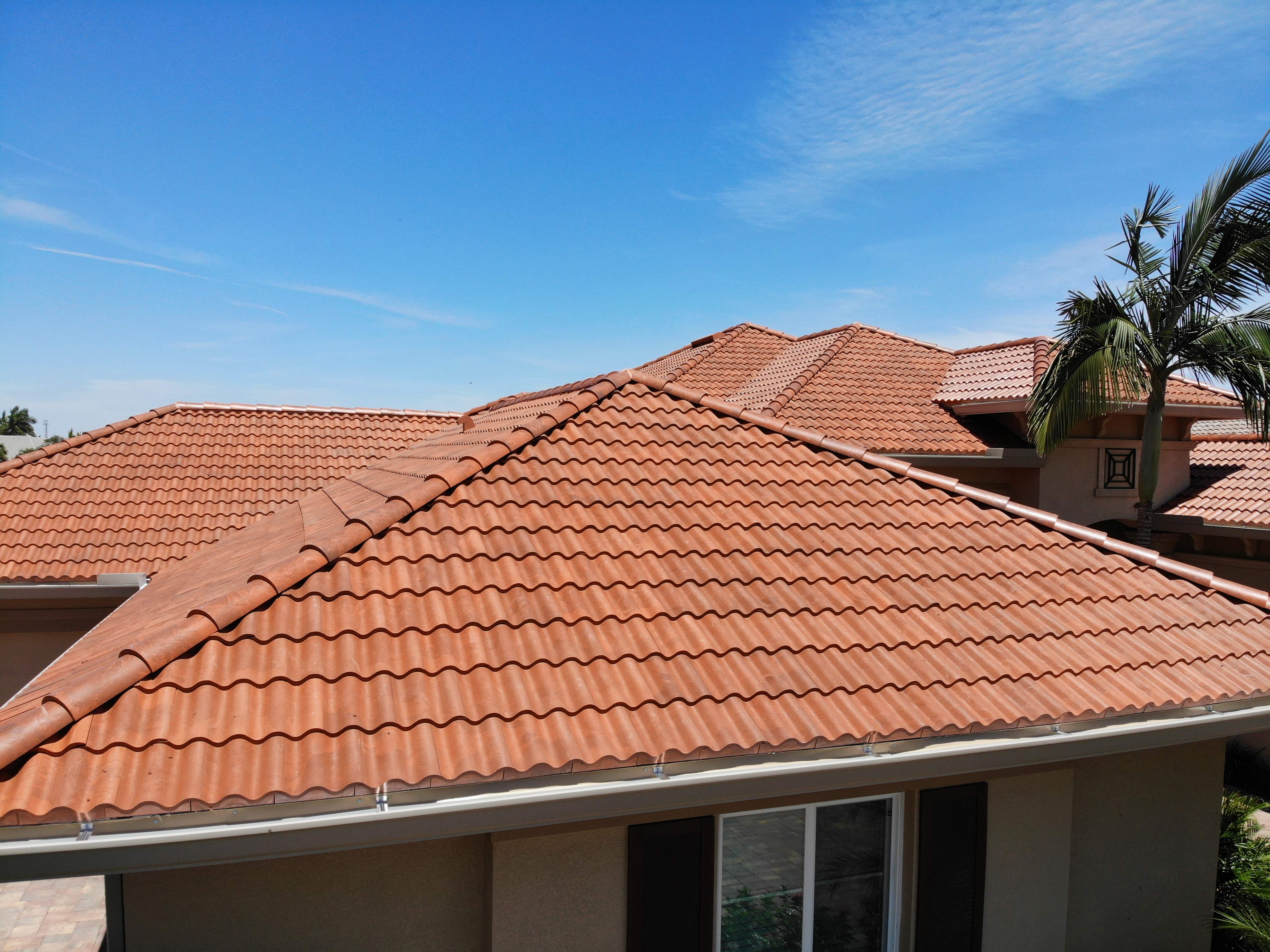 Residential Roofing Installation using Composite Spanish Tile by International Roofing