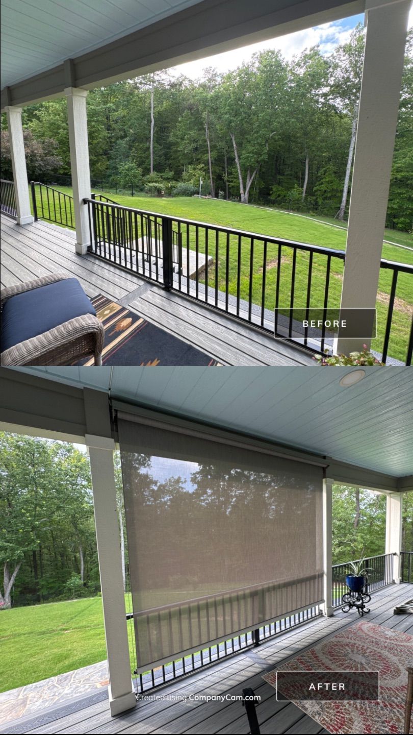 Project in Gaylesville by Grizzly Window Treatments