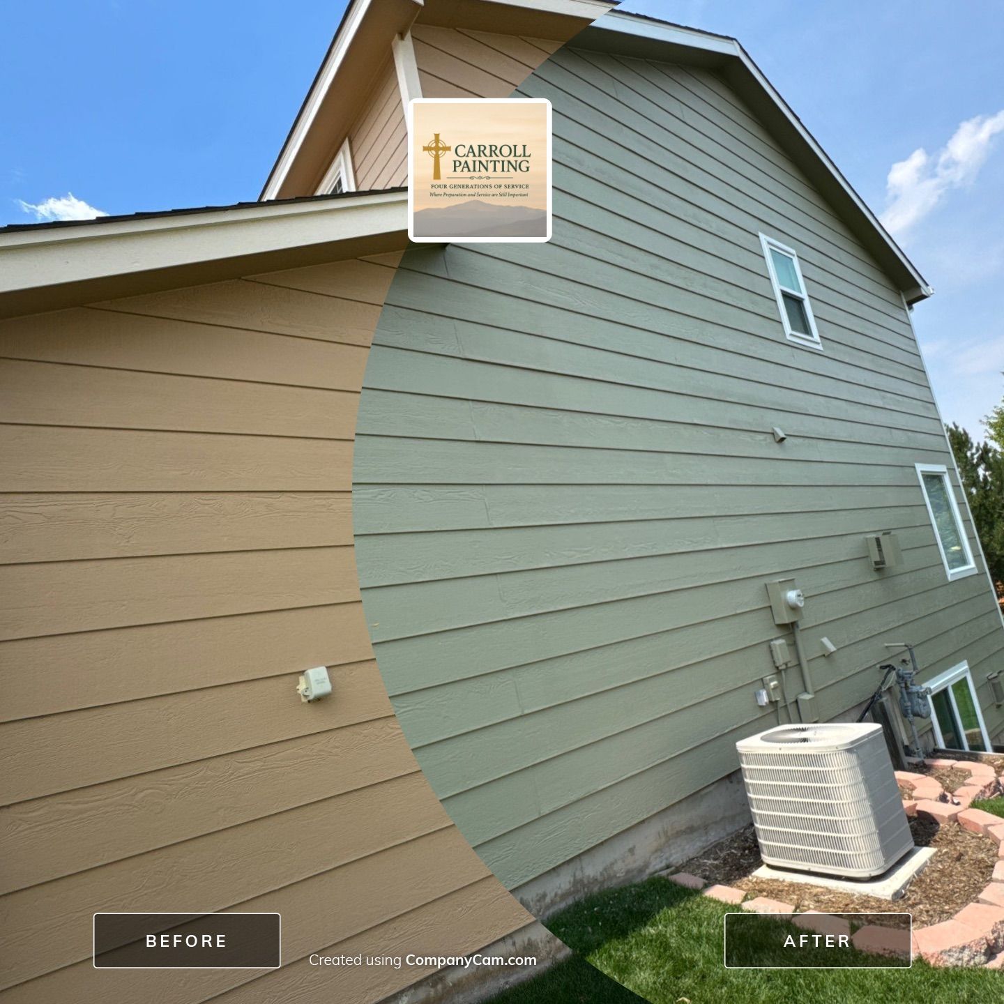 Siding and Trim Paint in North Colorado Springs by Carroll Painting LLC