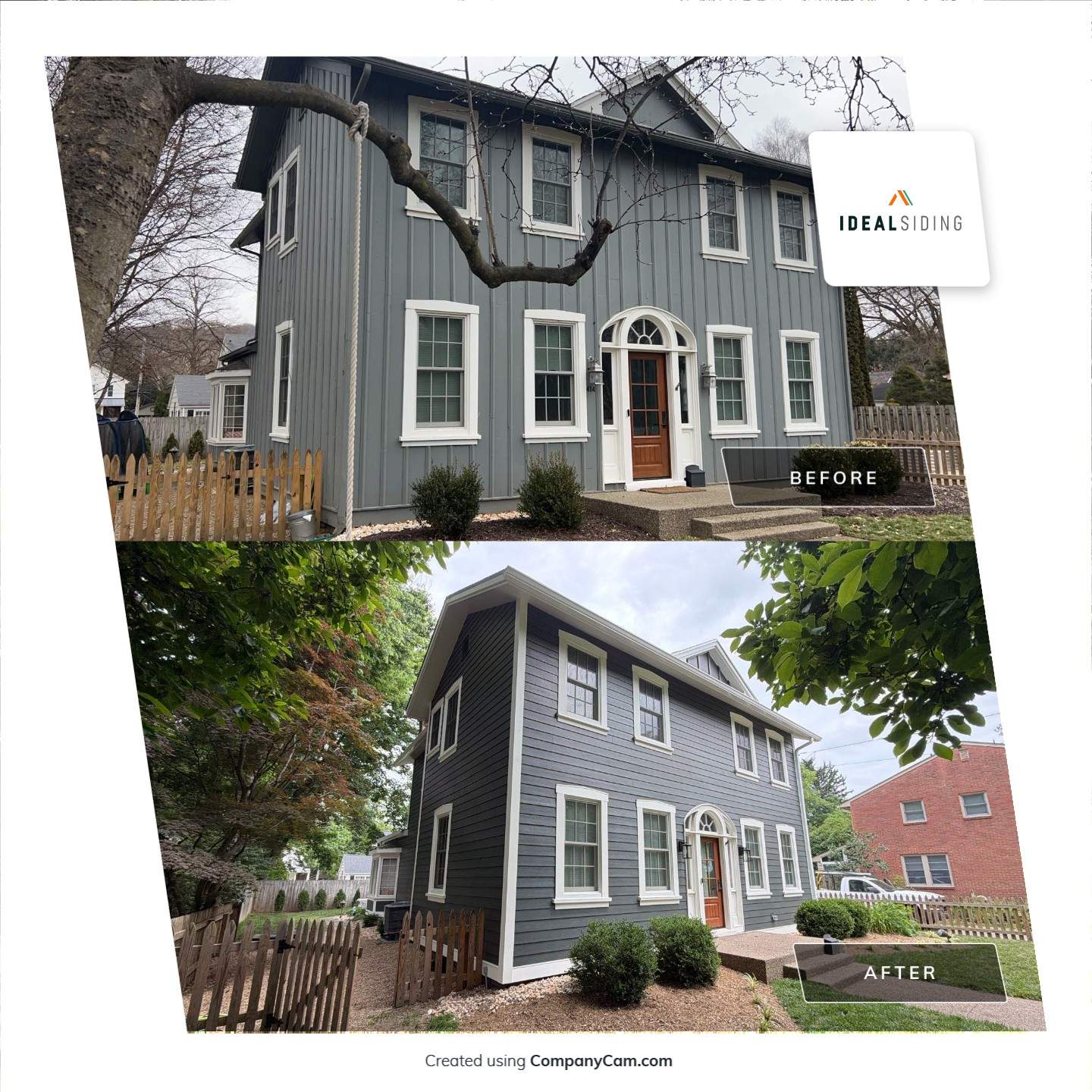 Centenarian Edgeworth Home updated with James Hardie by Ideal Siding Pittsburgh