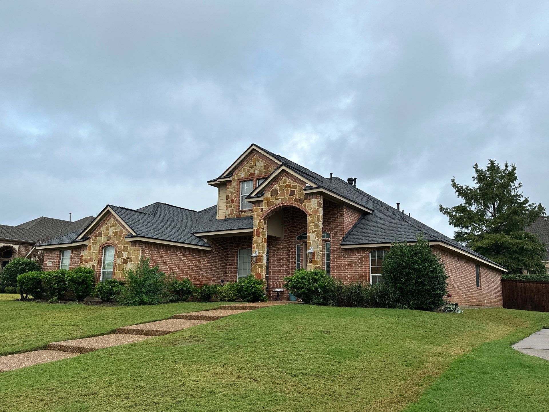 Full Roof Replacement in Mansfield Texas - GAF MasterElite Golden Pledge 25 year Warranty by First United Roofing & Construction